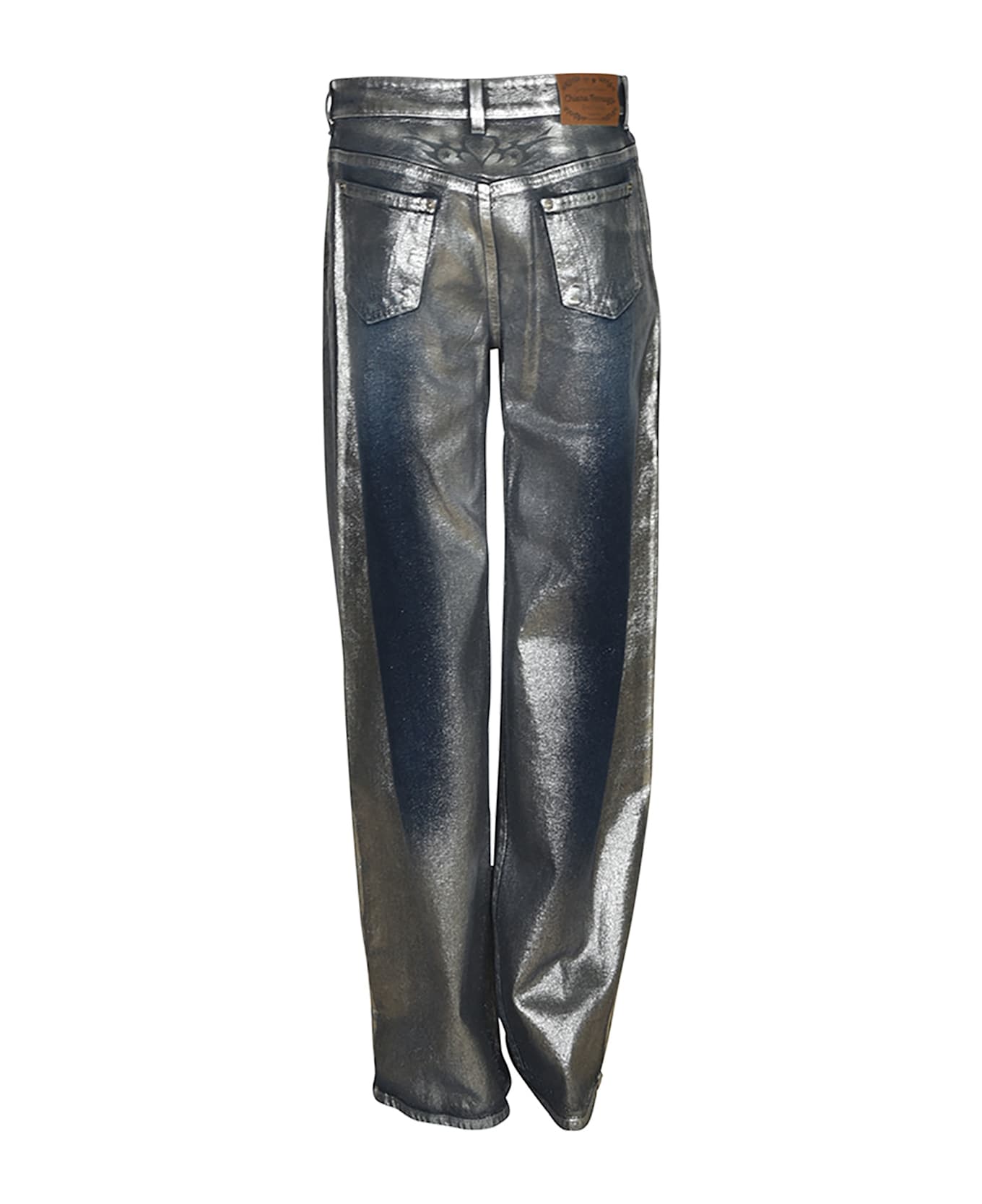 Chiara Ferragni Metallic Jeans - Grey