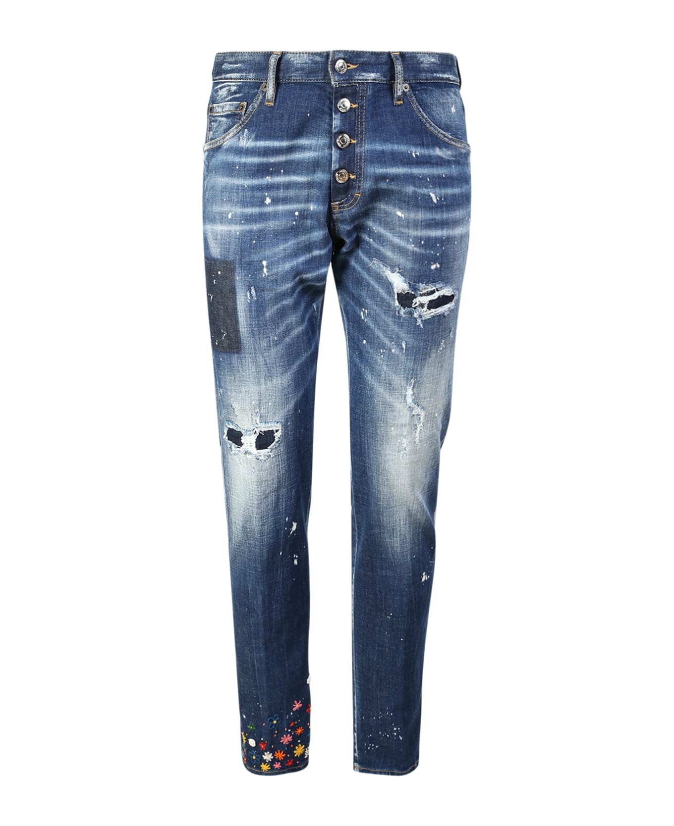 Dsquared2 Ditsy Jeans - Blue デニム