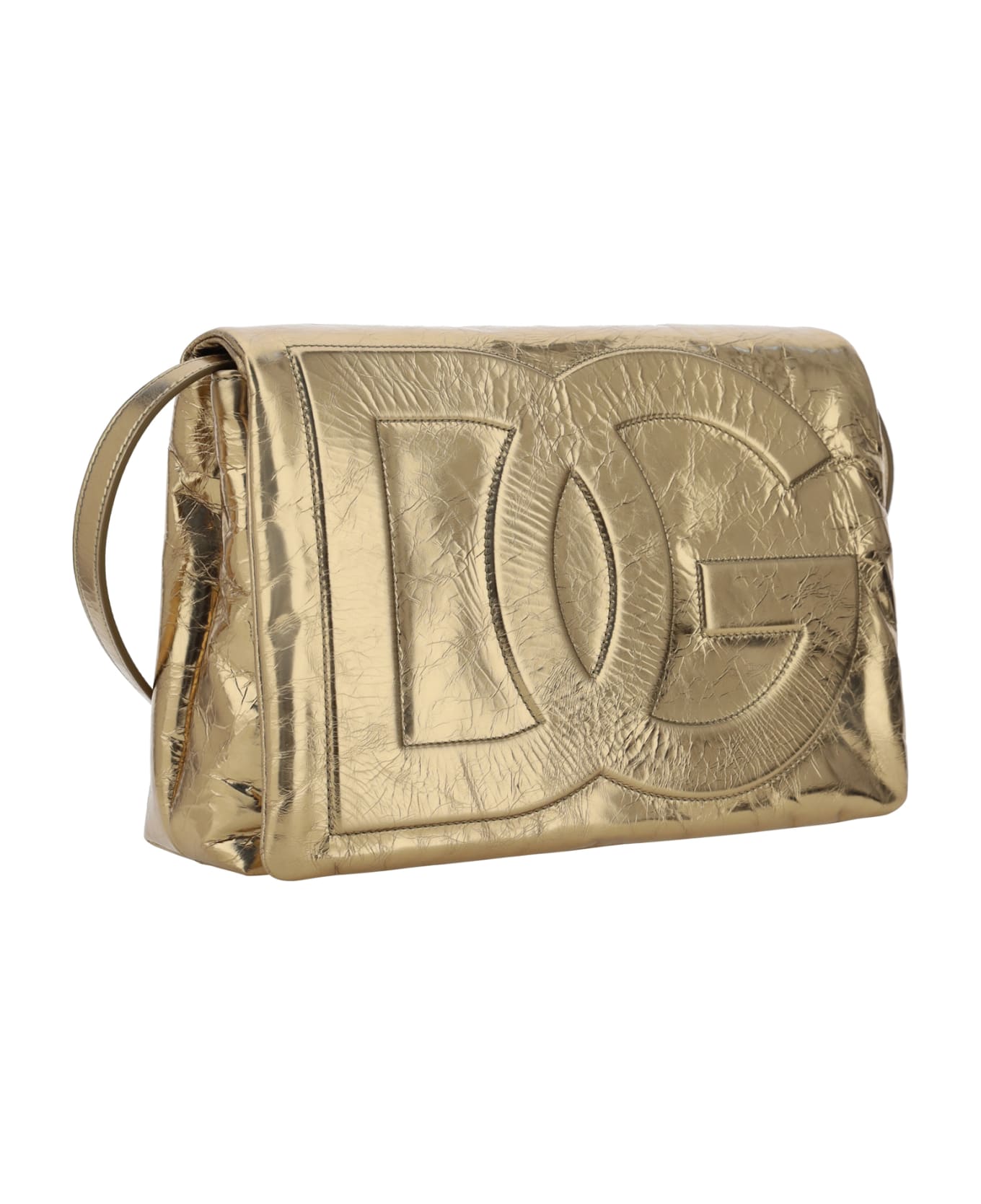 Dolce & Gabbana Soft Shoulder Strap Bag - Oro