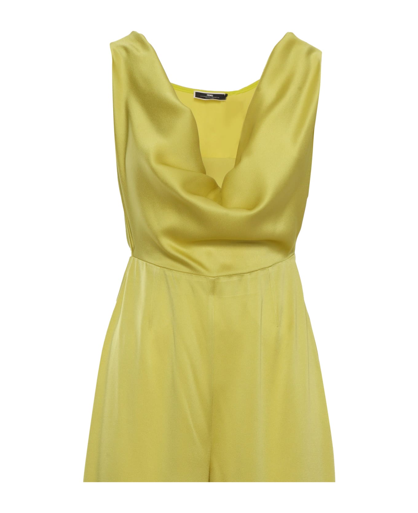 Elisabetta Franchi Elegant Yellow Jumpsuit - Cedar