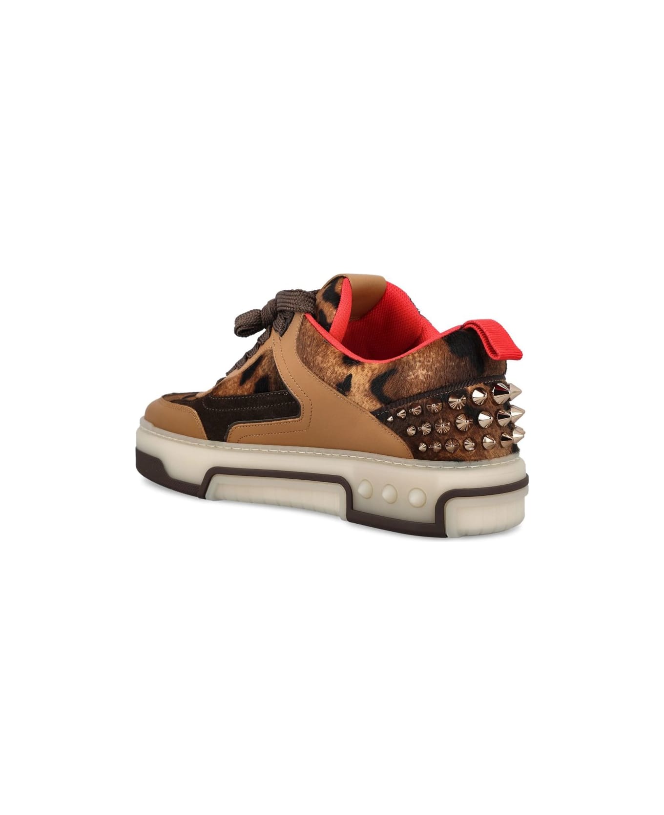Christian Louboutin Astroloubi Leather Sneakers - Brown
