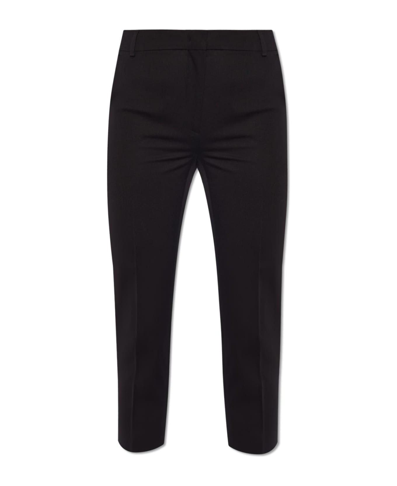 Max Mara Tapered Cropped Trousers - Black ボトムス