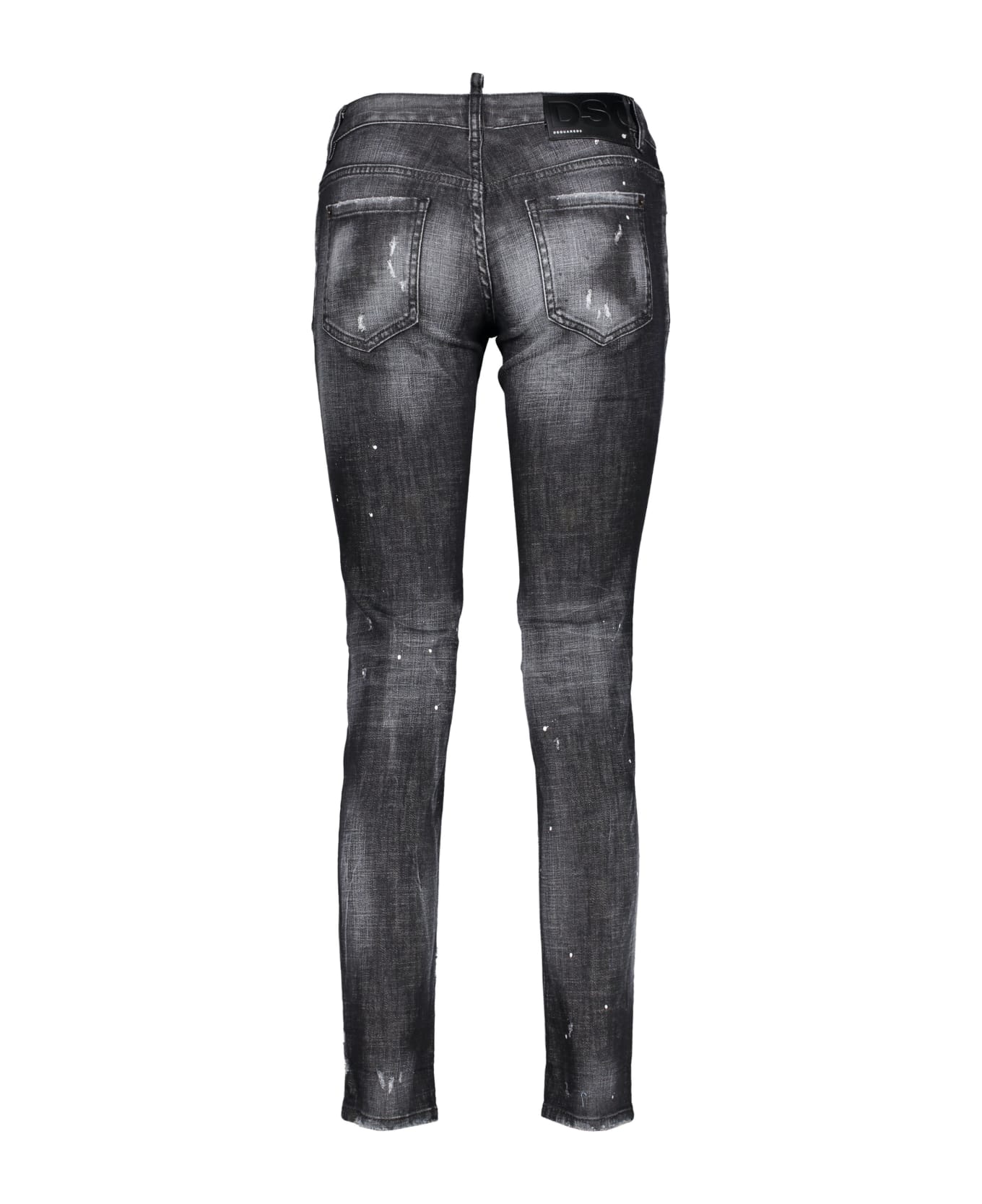 Dsquared2 Destroyed Skinny Jeans - black
