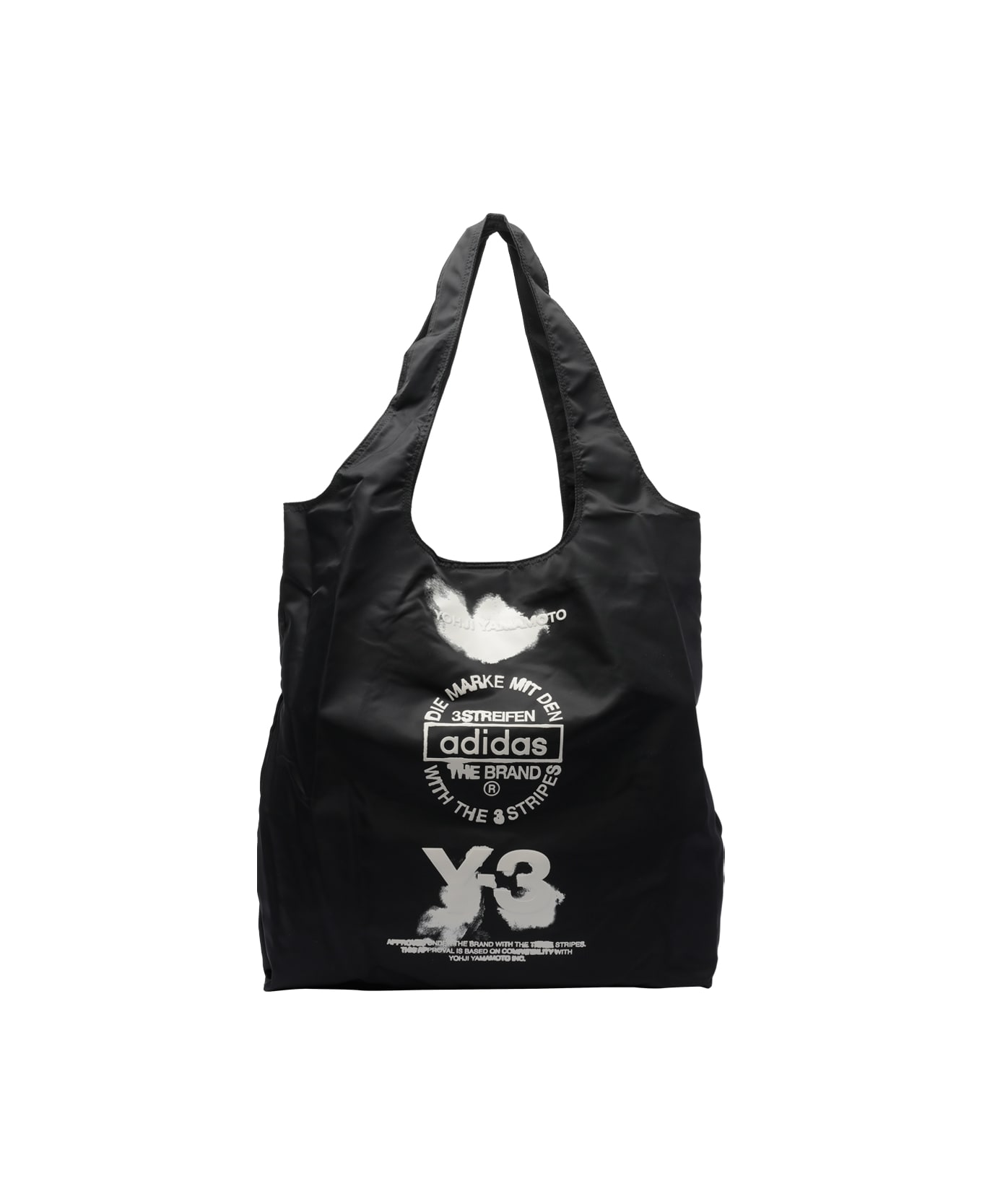 Y-3 Logo Tote Bag - Black