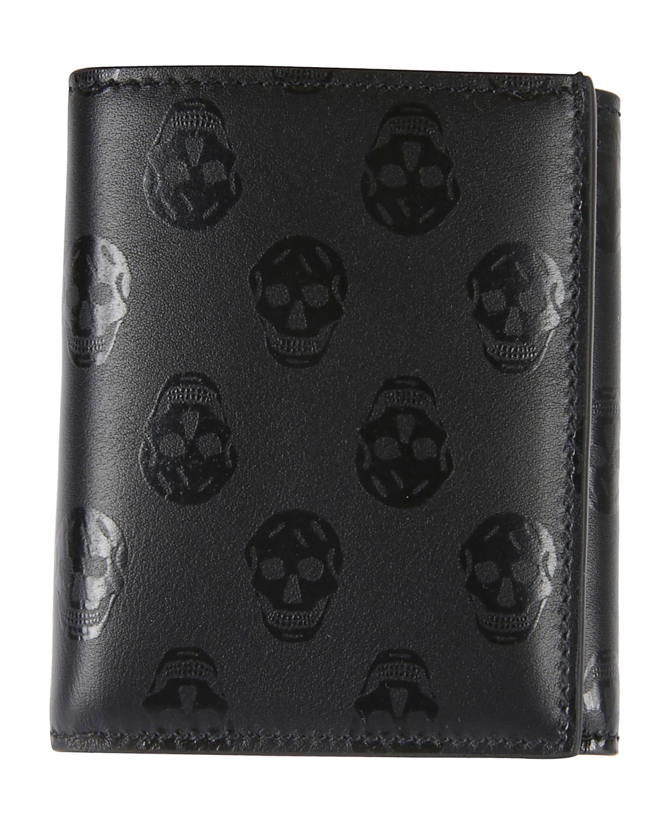Alexander McQueen Skull Mini Wallet - Black