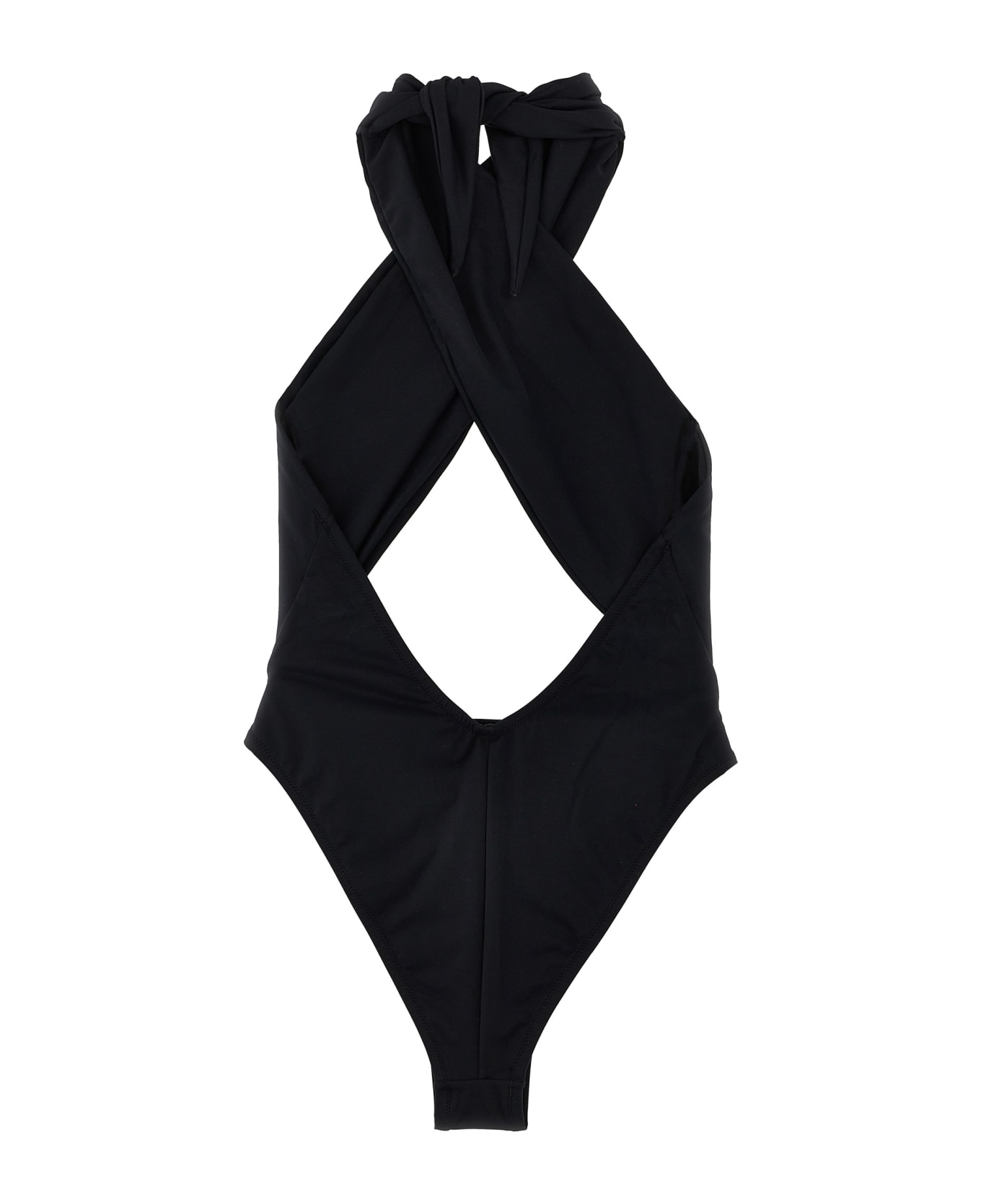 Reina Olga 'italian Stallion' One-piece Swimsuit - Black   水着