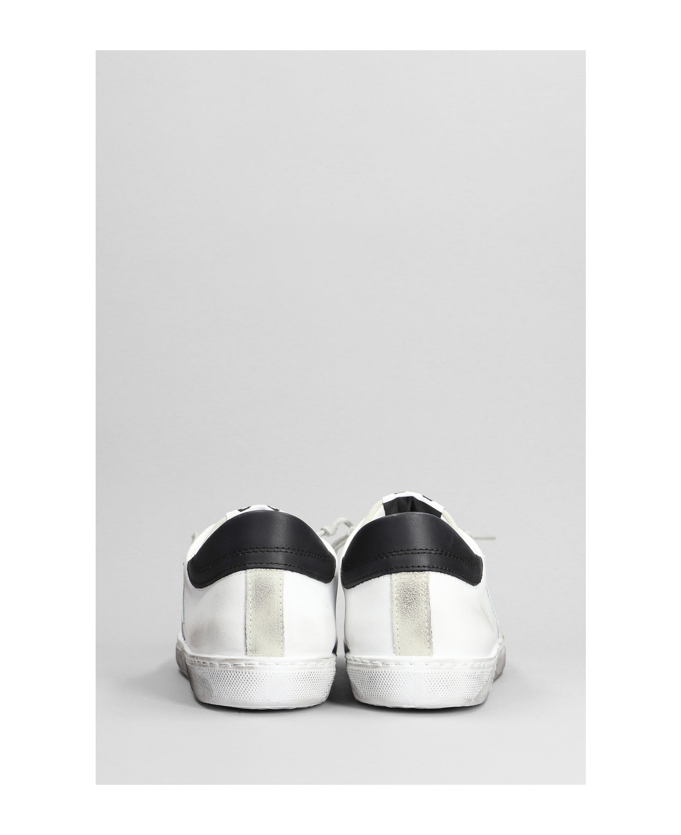 2Star Sneakers In White Suede And Leather - white
