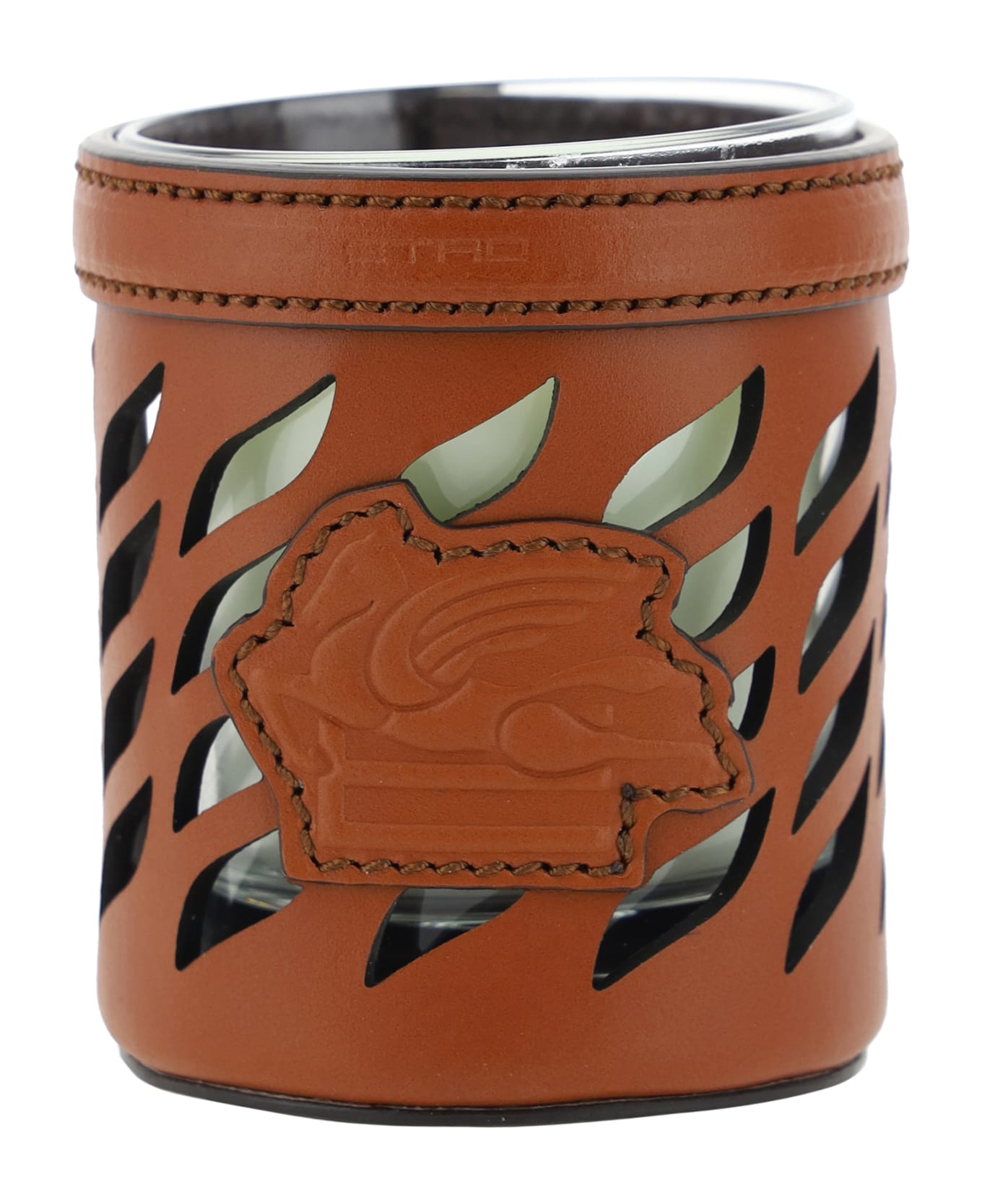 Etro Candle And Candle Holder - Brown