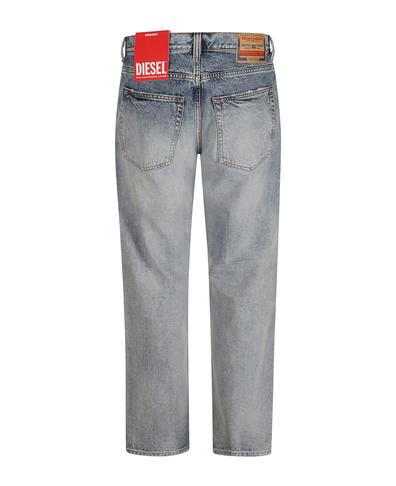Diesel Straight Buttoned Jeans - Non dye