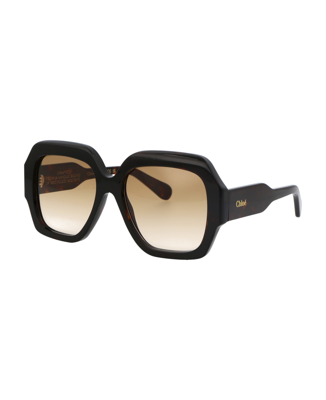 Chloé Eyewear Ch0154s Sunglasses - 002 HAVANA HAVANA BROWN サングラス