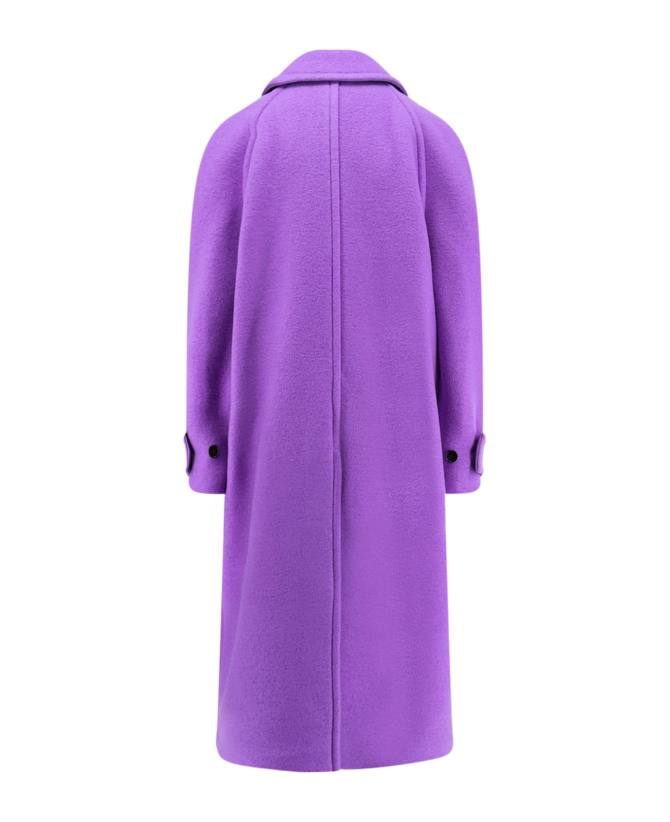 Gucci Compact Cashmere Wool Coat - NEW MAGIC PURPLE