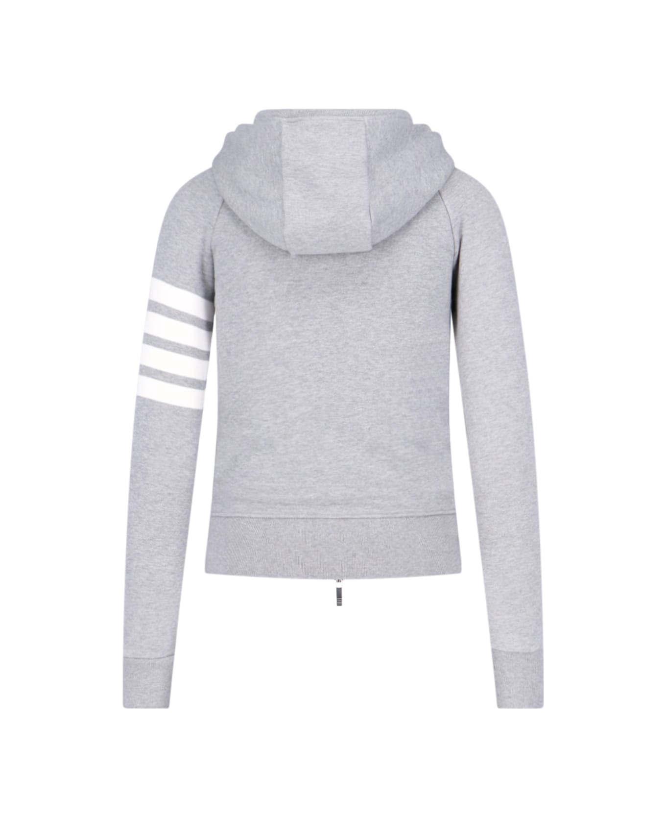 Thom Browne 4-bar Zip Sweatshirt - LT GREY
