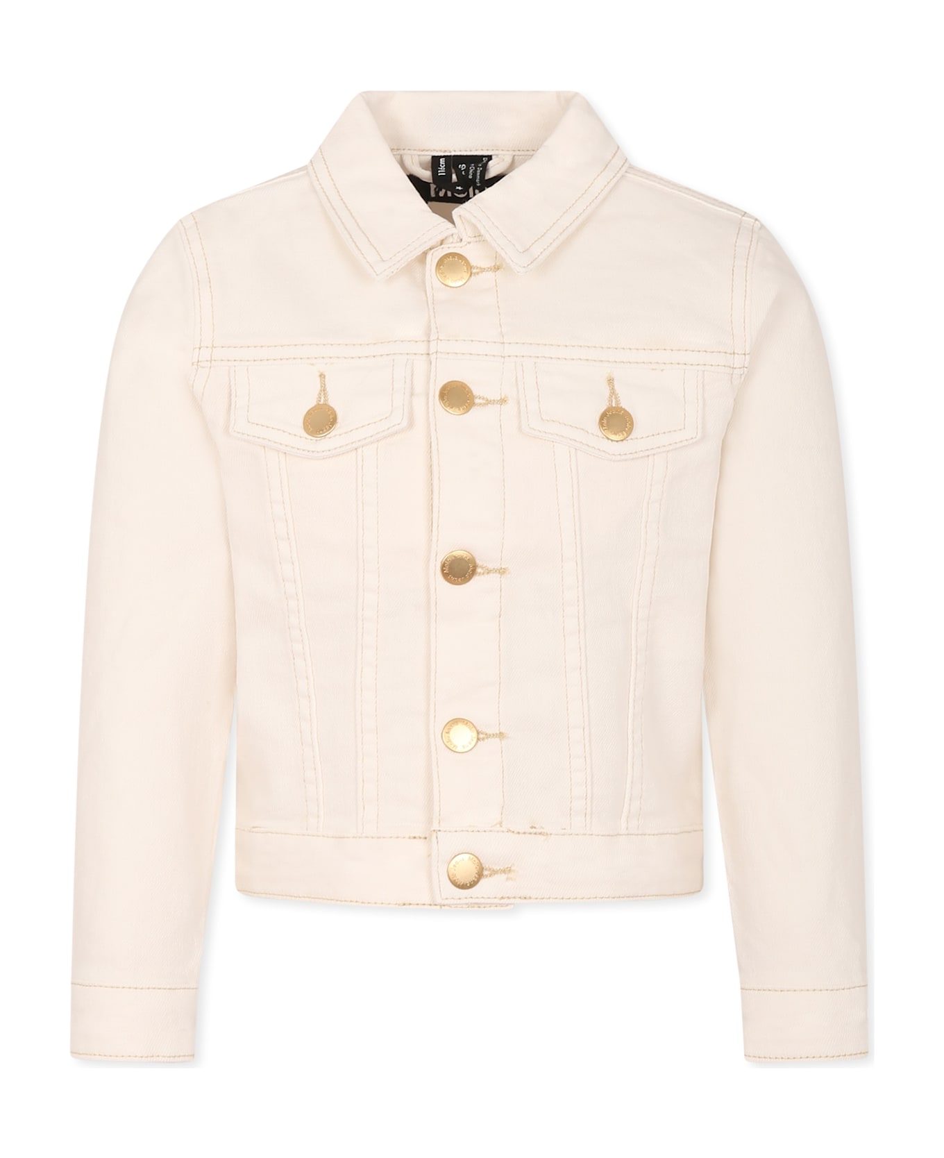 Molo Ivory Jacket For Kids - Ivory