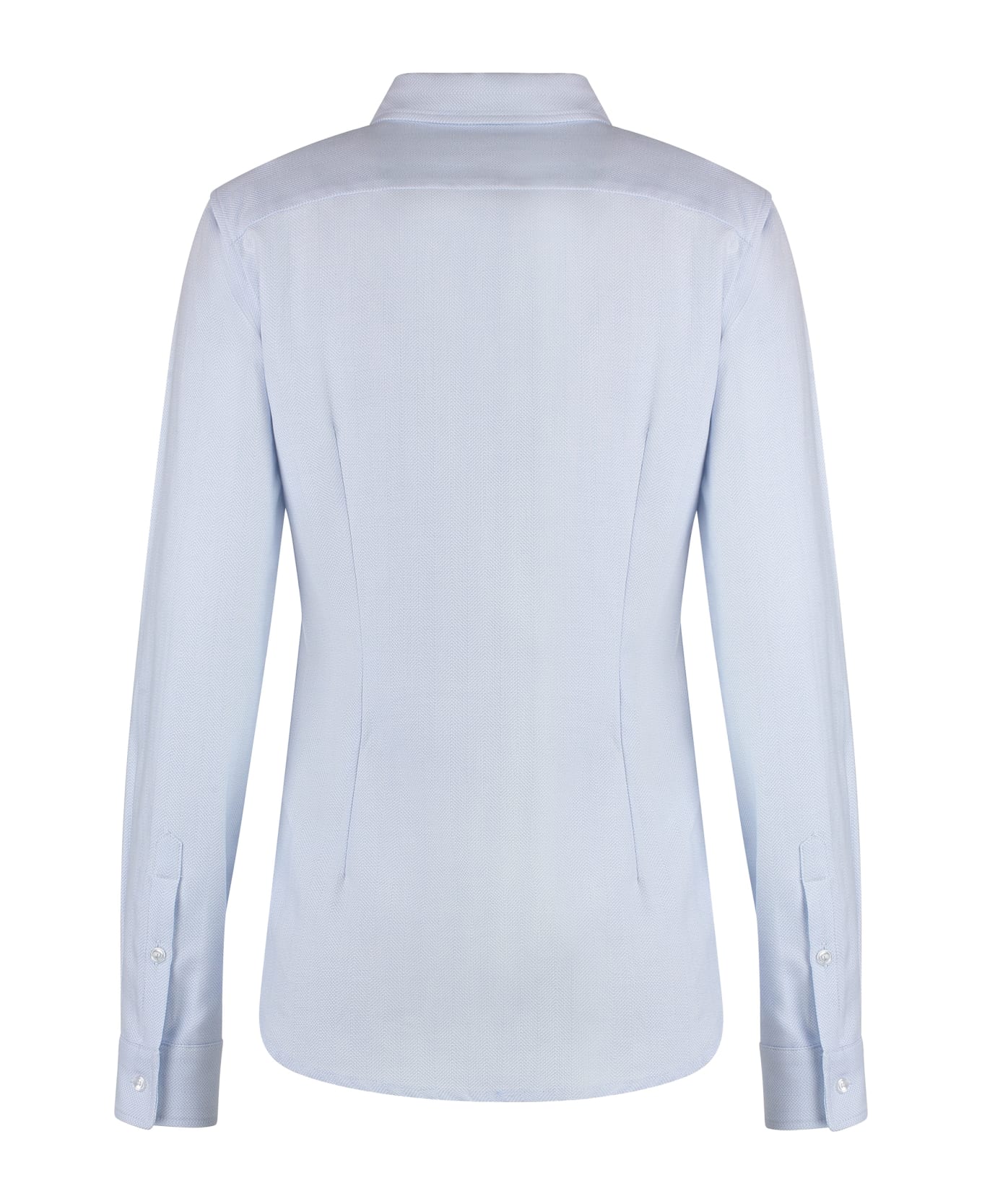 Elisabetta Franchi Cotton Poplin Shirt - Light Blue