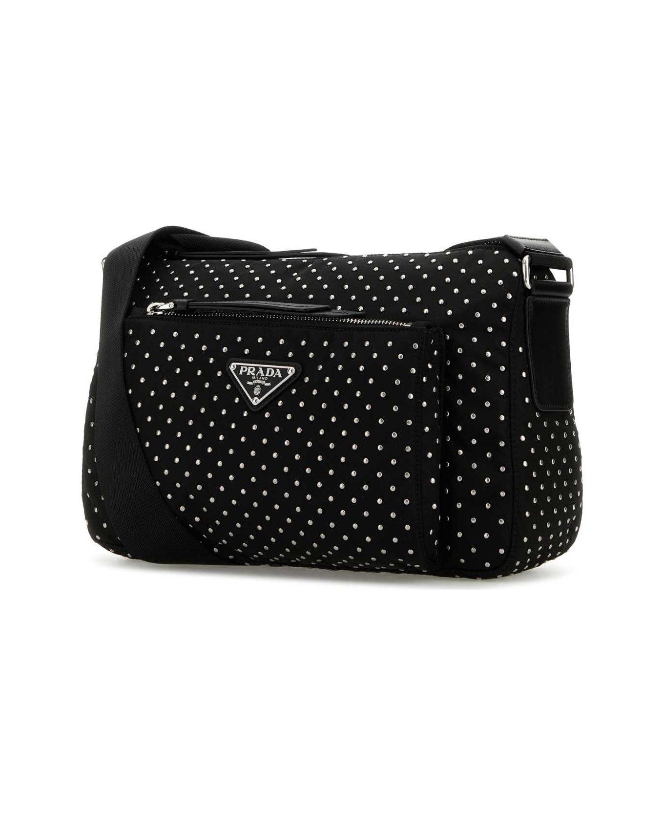 Prada Black Re-nylon Crossbody Bag - NERO