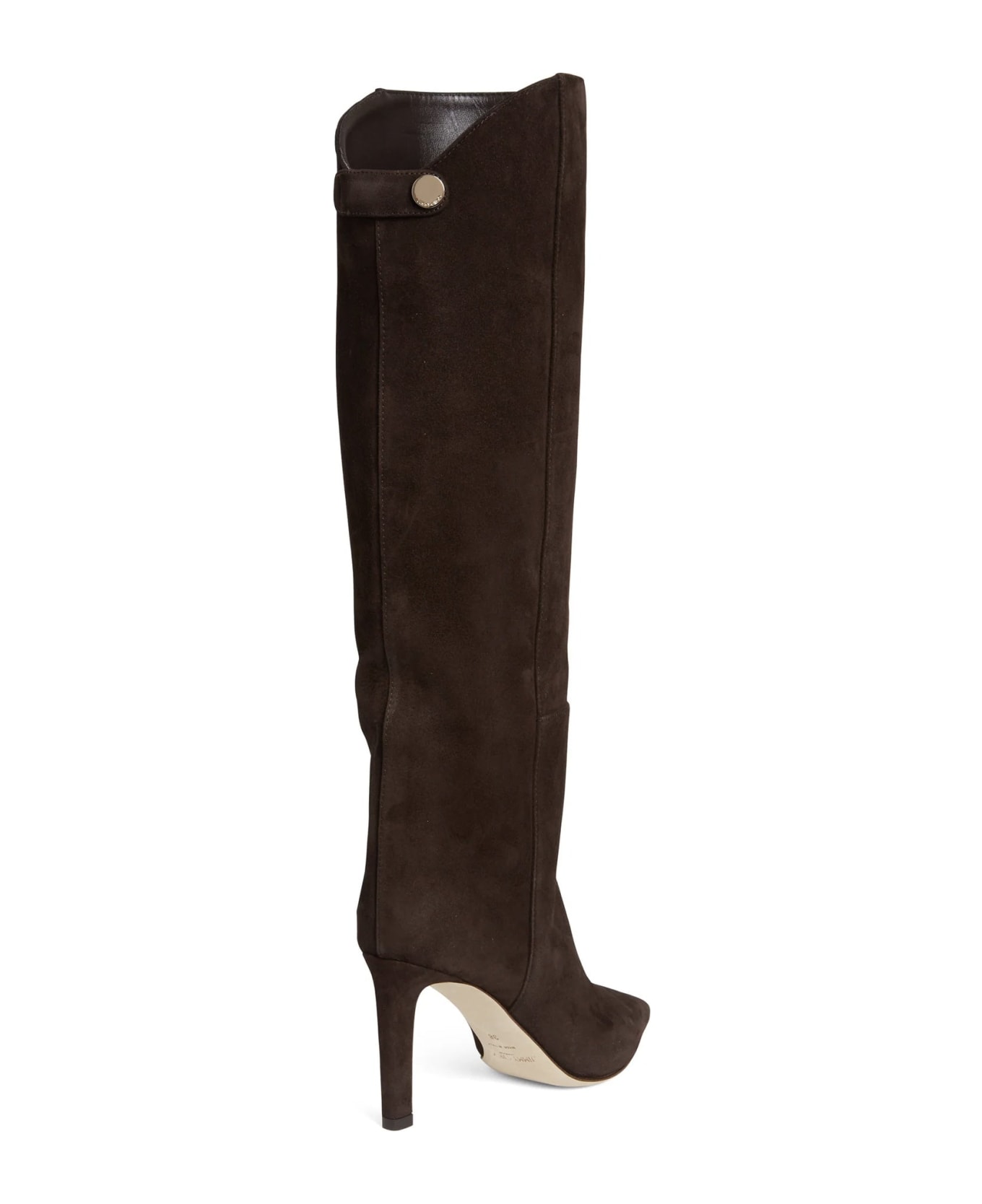 Jimmy Choo Alizze 85 Suede Boots - Brown ブーツ