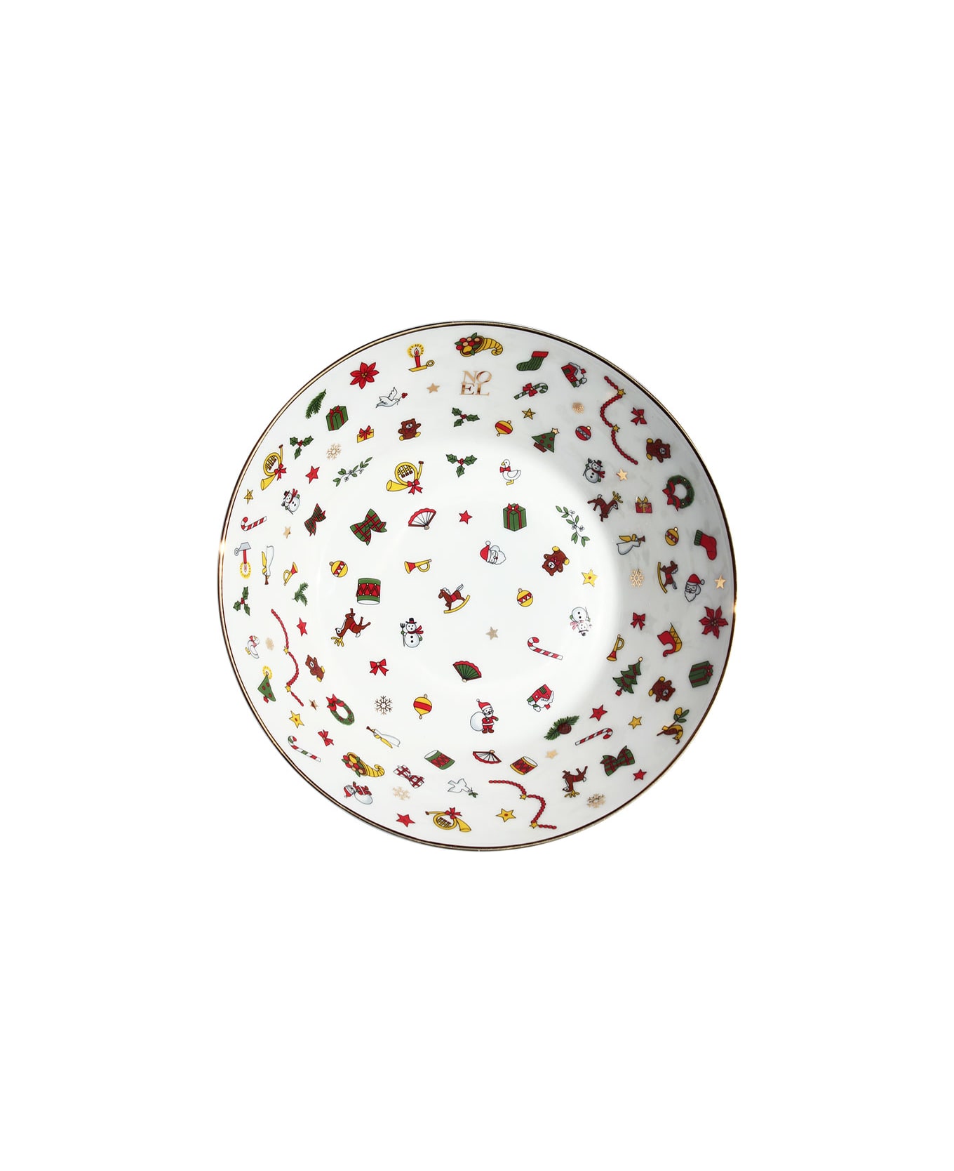 Taitù Medium Bowl - Noel Oro Collection - Multicolor and Gold