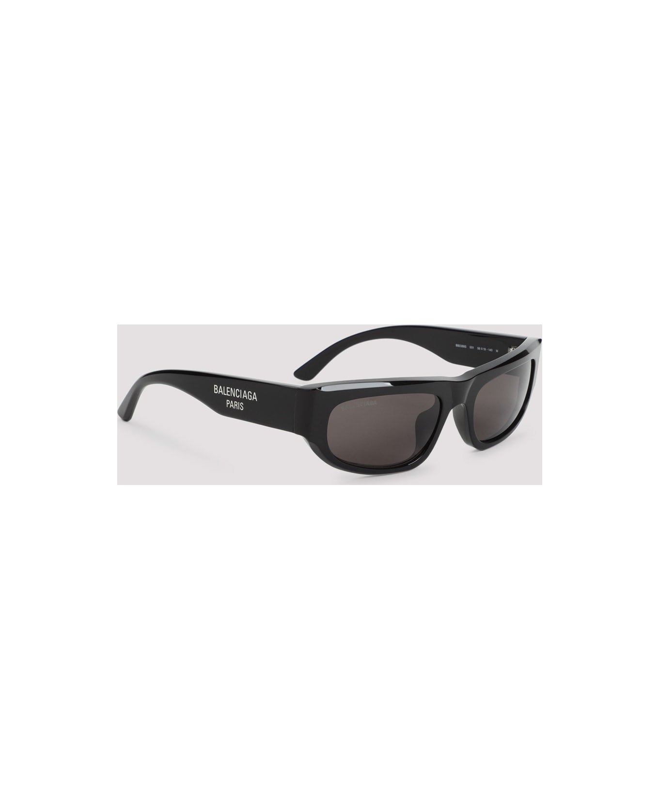 Balenciaga Logo D-frame Bb0388s Sunglasses - Black