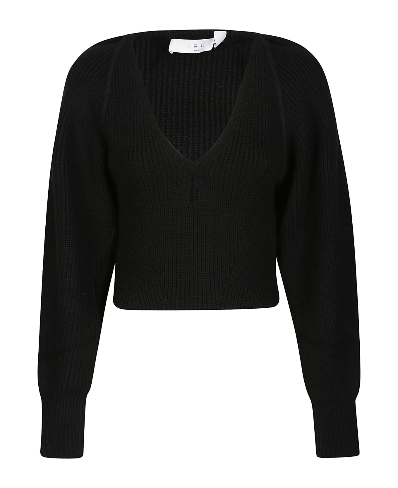 IRO Adsila V-neck Sweater - Black ニットウェア