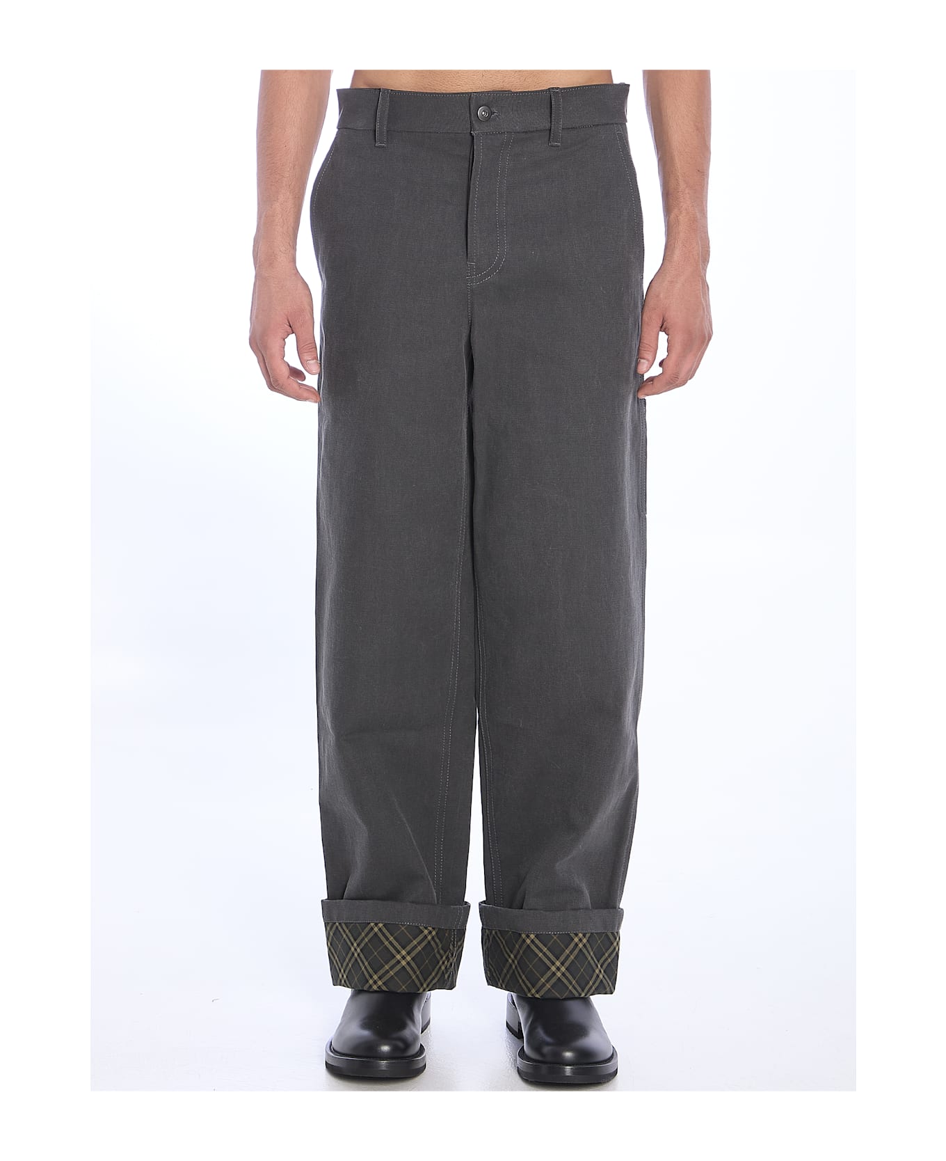 Burberry Carpenter Trousers - CHARCOAL