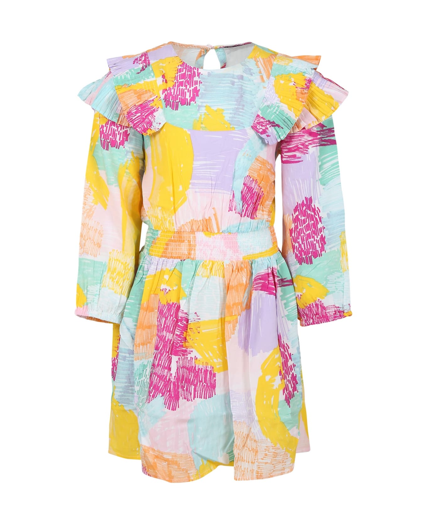 Stella McCartney Kids Casual Multicolor Dress For Girl - Multicolor ワンピース＆ドレス