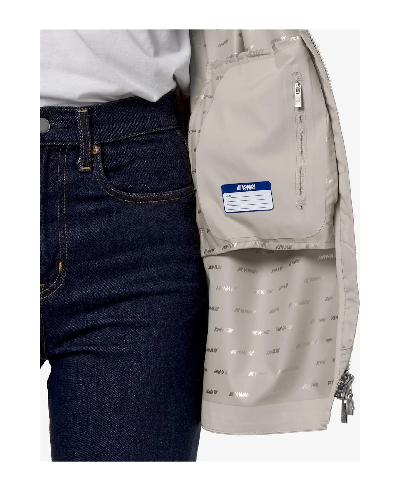 K-Way Sophie Stretch Dot - Beige Lt
