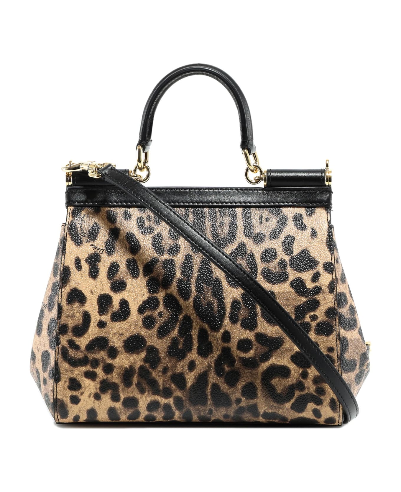 Dolce 
Gabbana Sicily Leopard-print Tote Bag - Natural print