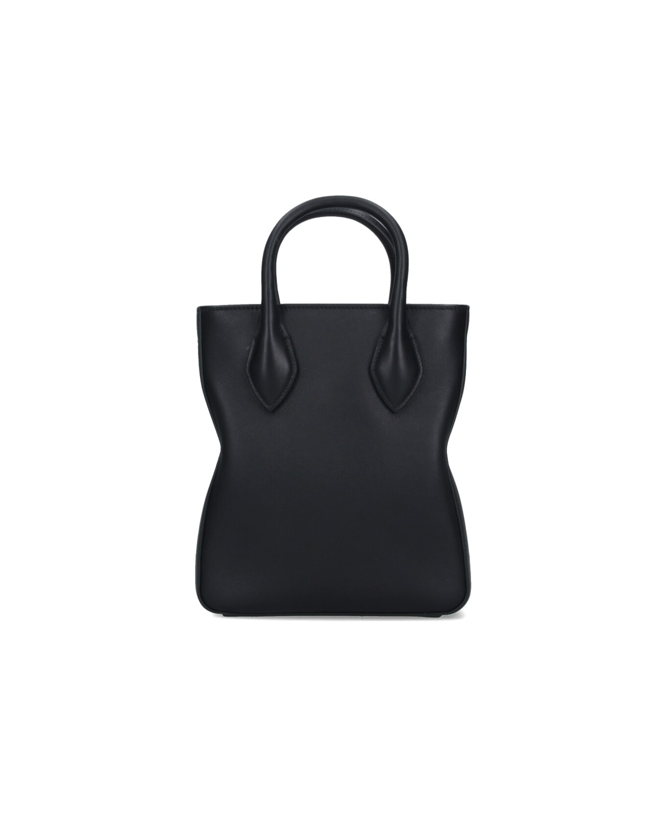 Ferragamo Small Logo Tote Bag - Black  