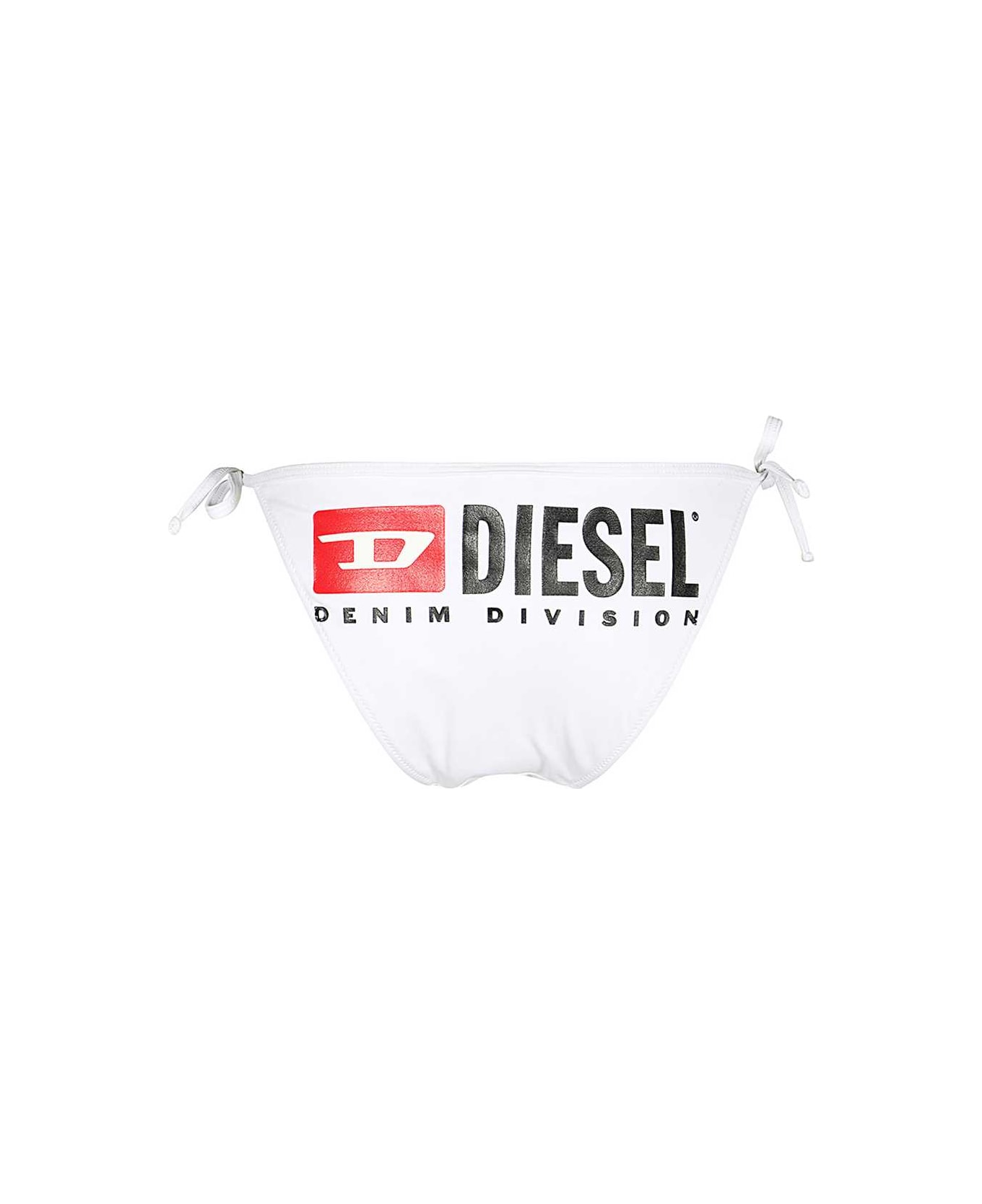 Diesel White Slip Beachwear - White
