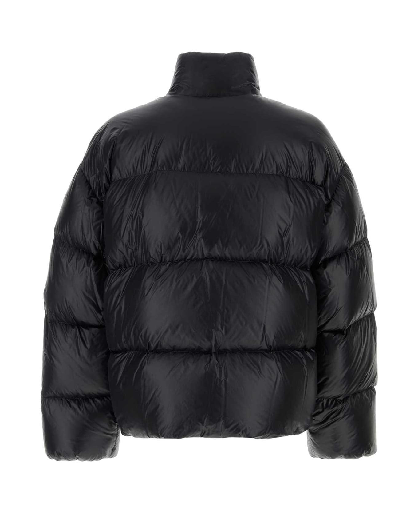 Jil Sander Black Nylon Down Jacket - BLACK