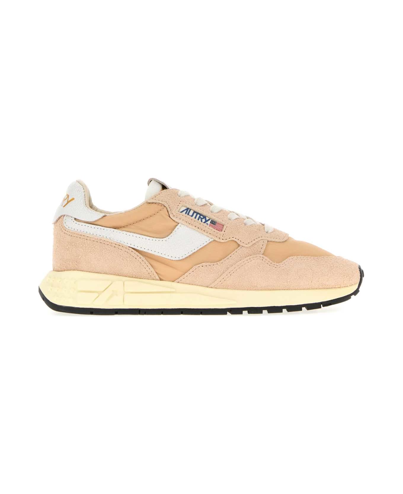 Autry Multicolor Fabric And Suede Reelwind Sneakers - NC24