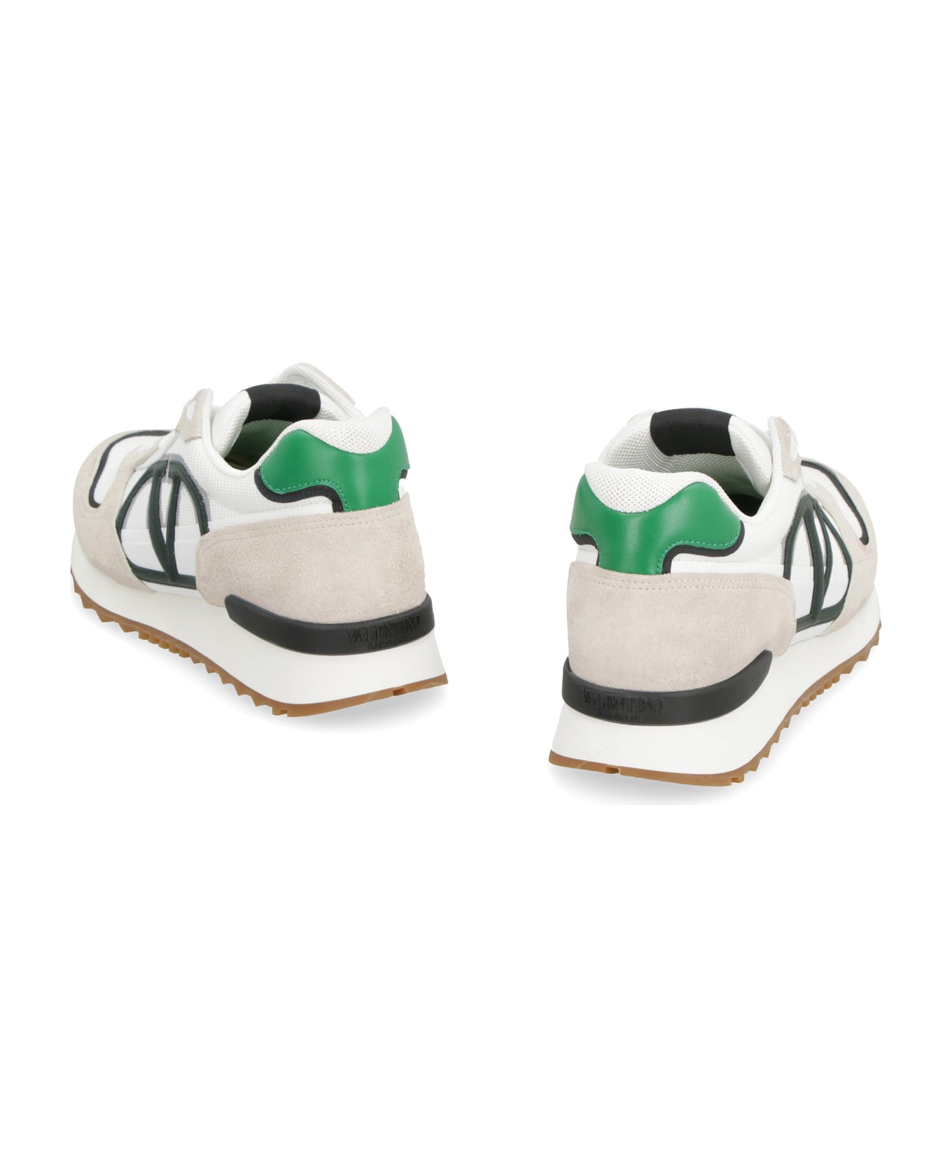 Valentino Garavani - Vlogo Pace Leather And Fabric Low-top Sneakers - White