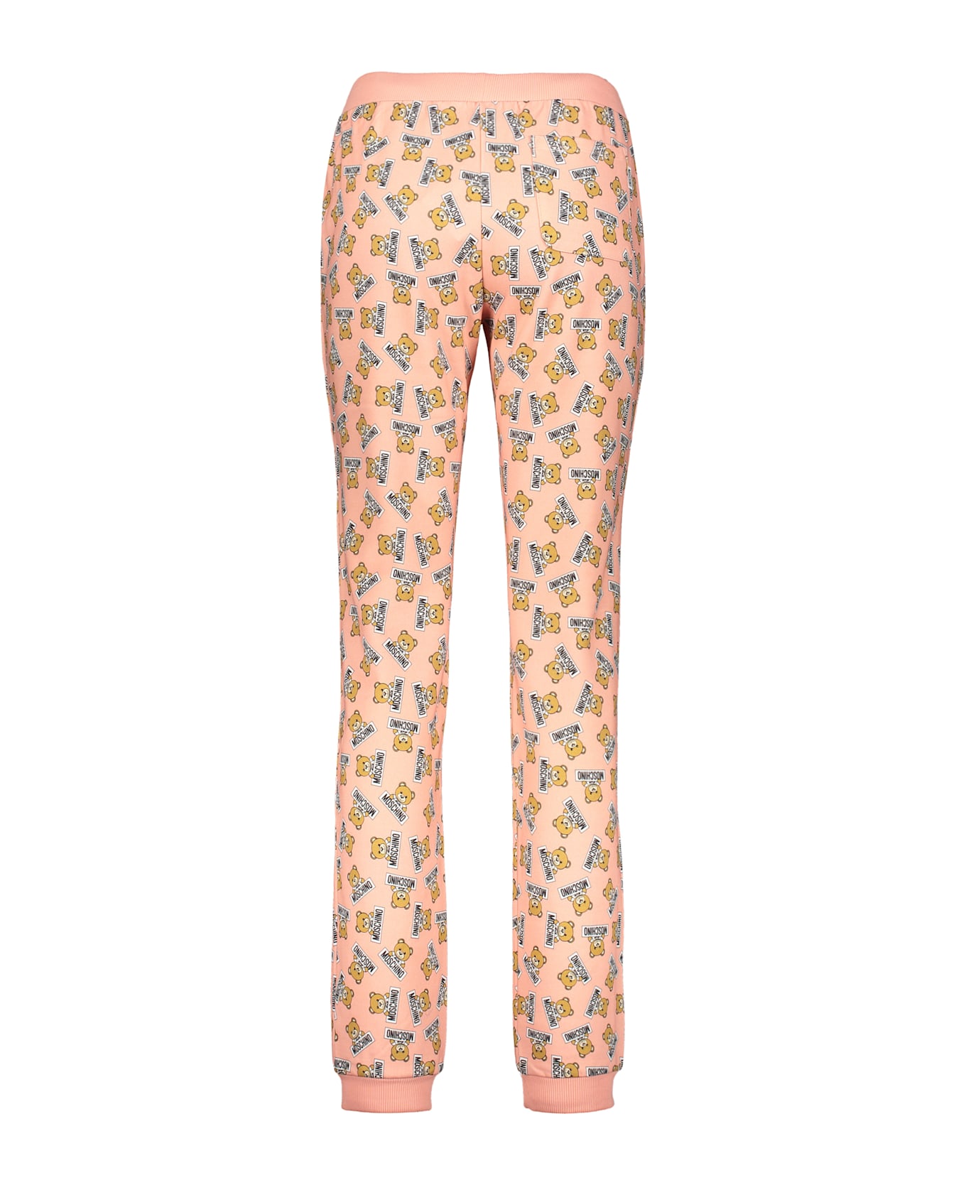 Moschino Logo Print Sweatpants - Pink