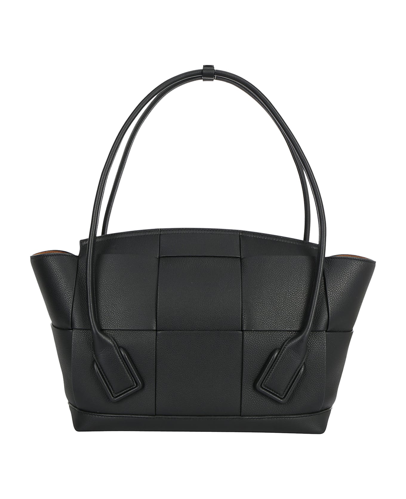 Bottega Veneta The Arco 48 Handbag - Nero/silver