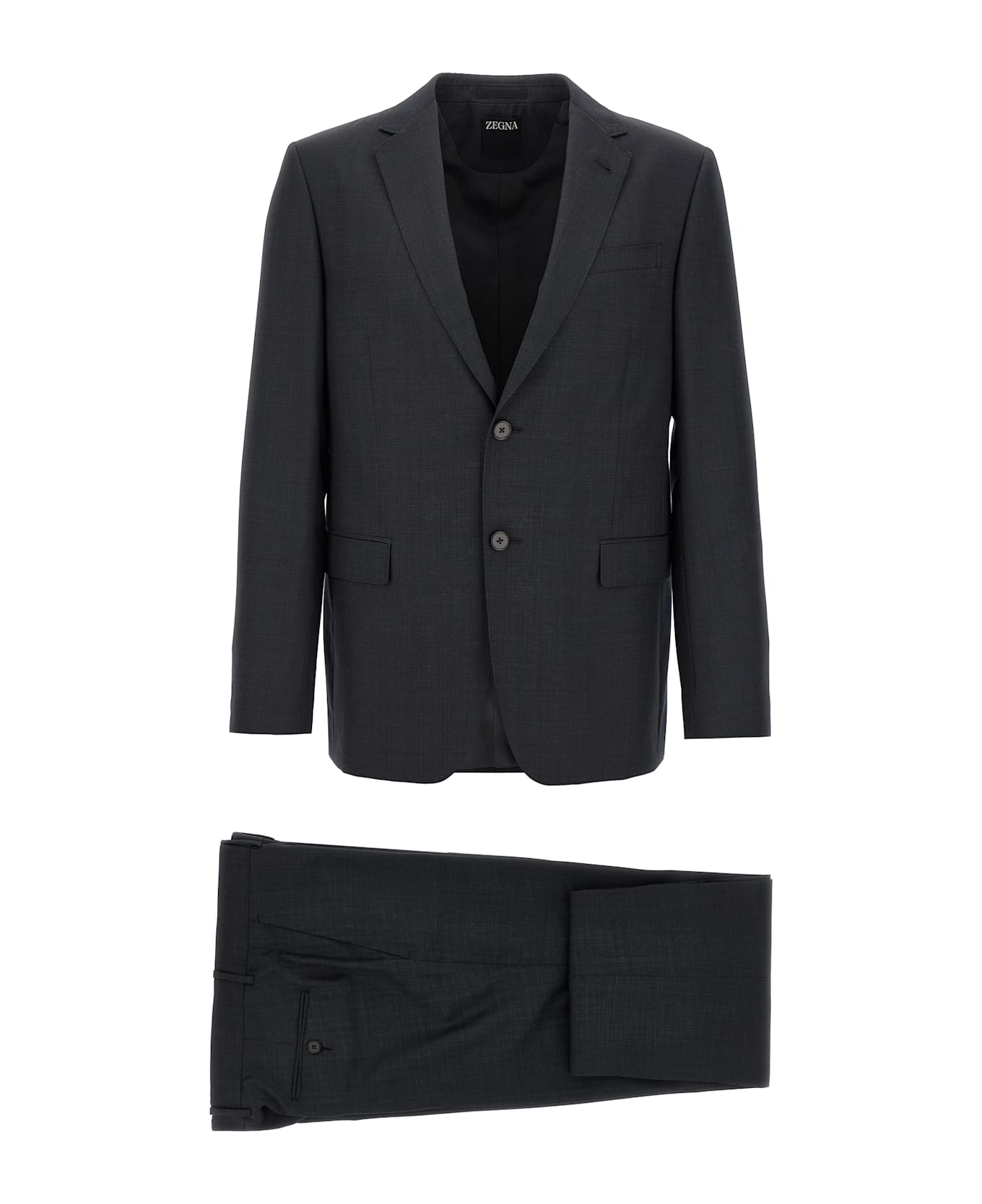 Zegna Wool Dress One Hundred And Twenty Thousand - Gray