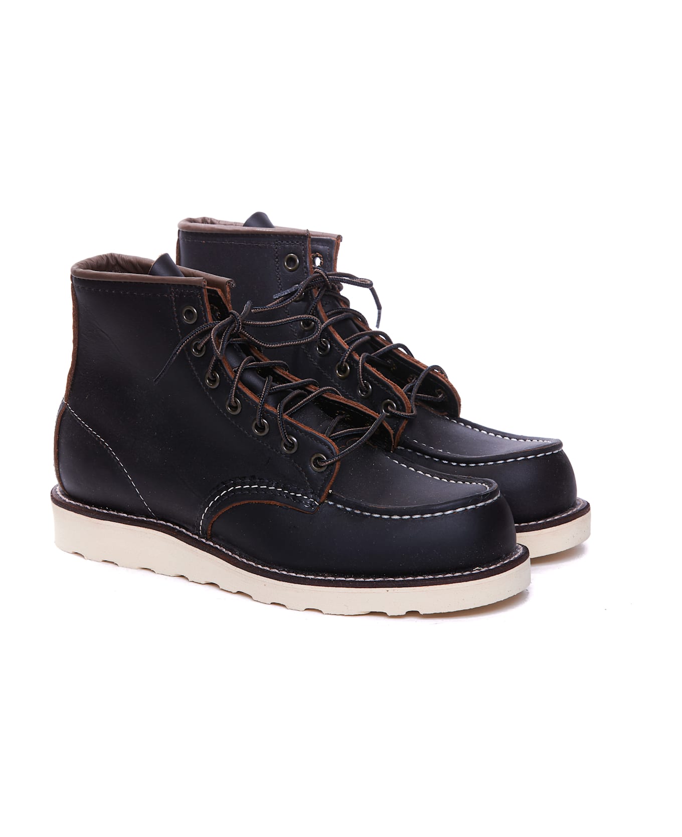 Red Wing Classic Moc Laced Shoes - Black レースアップシューズ