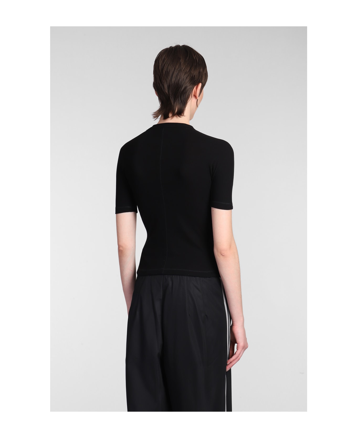Y-3 T-shirt In Black Cotton - Black