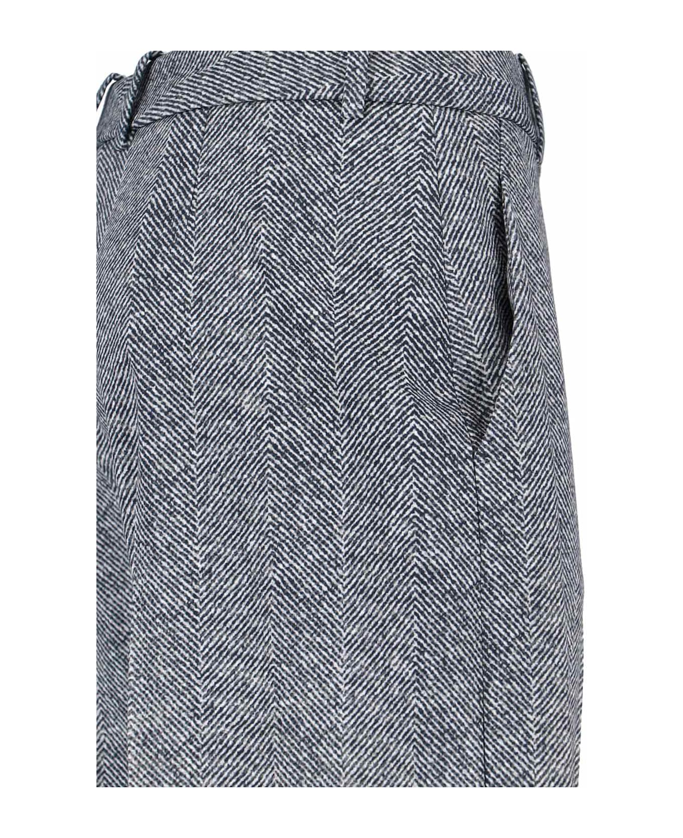 Ermanno Scervino 
herringbone
 Pants - Black