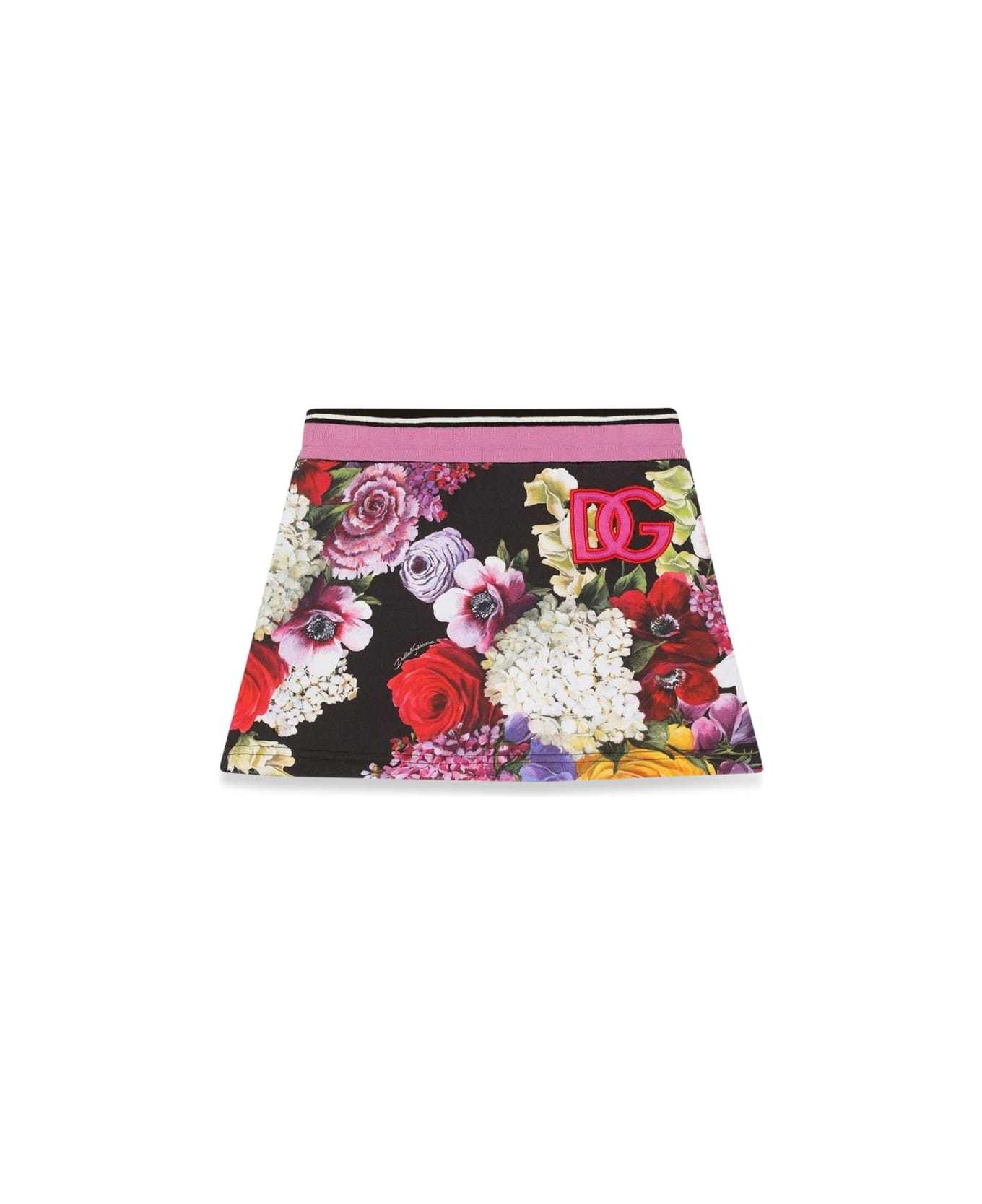 Dolce & Gabbana Hydrangea Skirt. - MULTICOLOUR