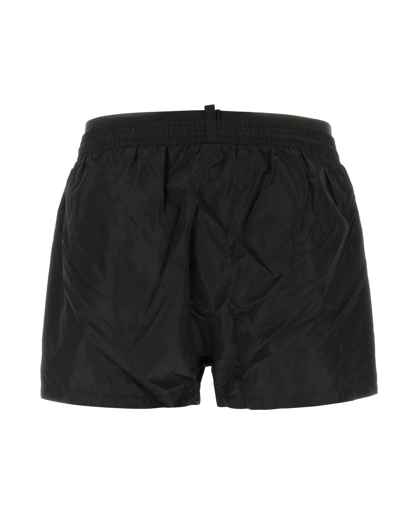 Dsquared2 Black Nylon Swimming Shorts - Black