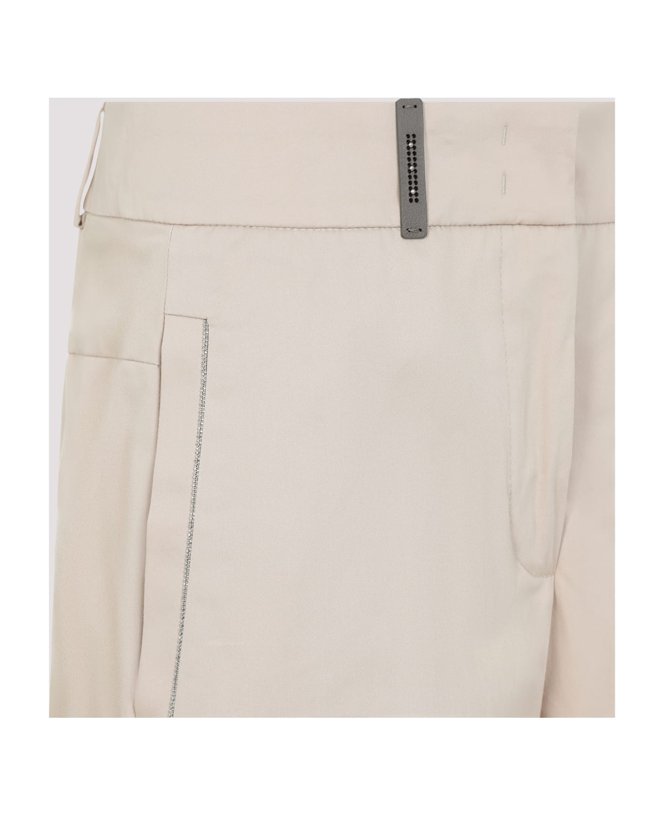 Peserico Cotton Pants - Beige Ambrato