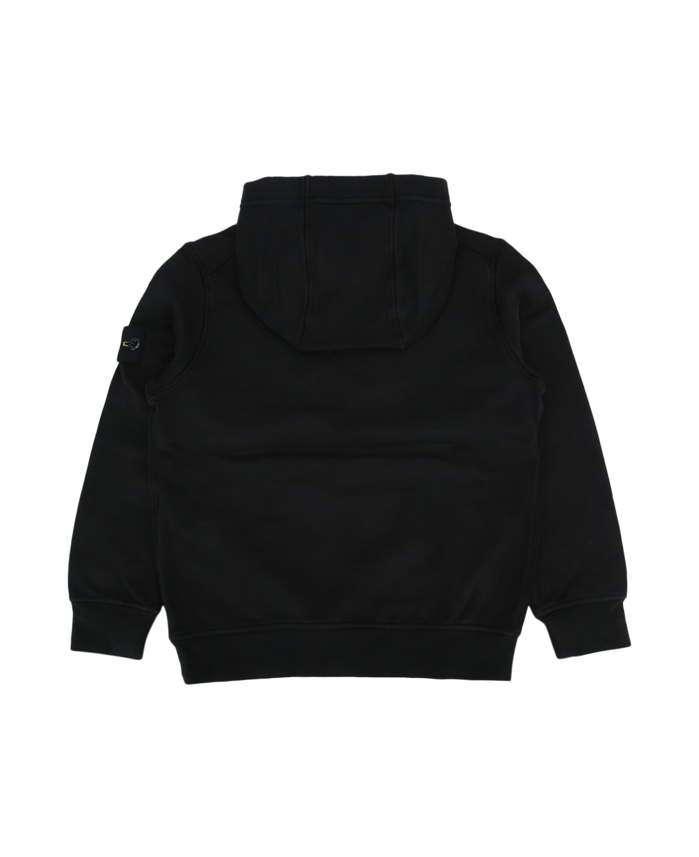 Stone Island Junior Hoodie Sweater - BLACK
