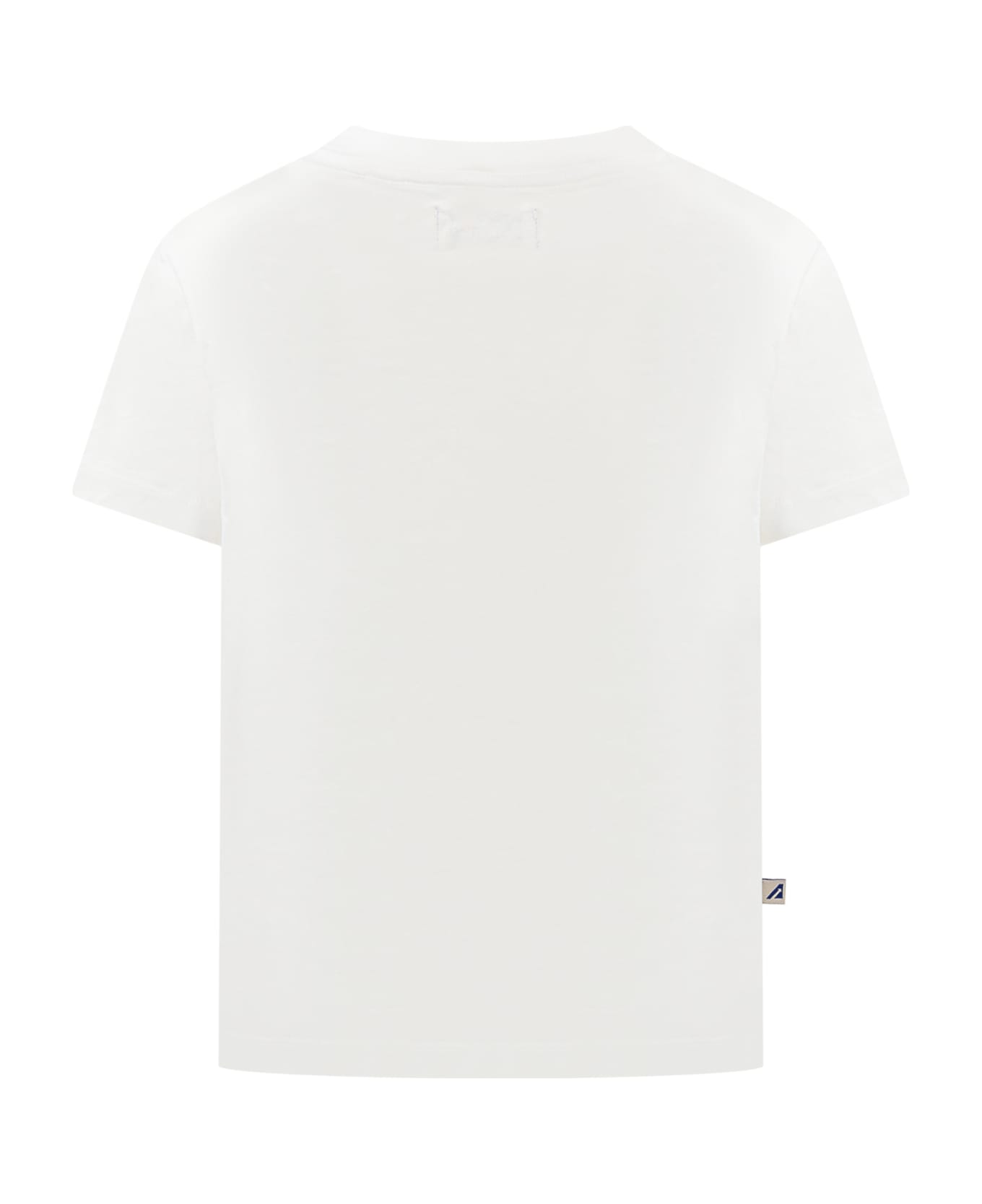 Autry T-shirt With Logo - WHITE