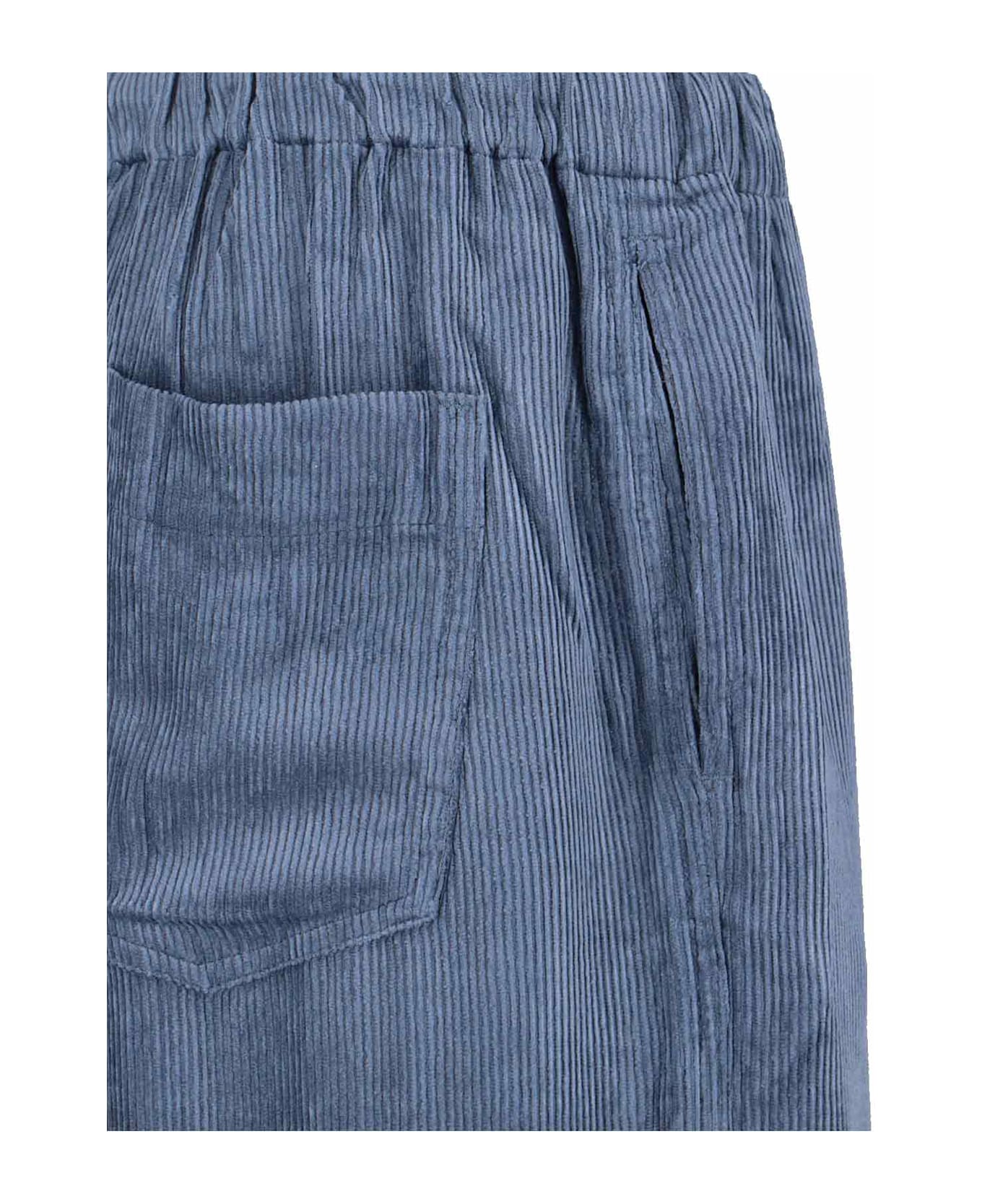 Mythinks Ribbed Pants - Blue