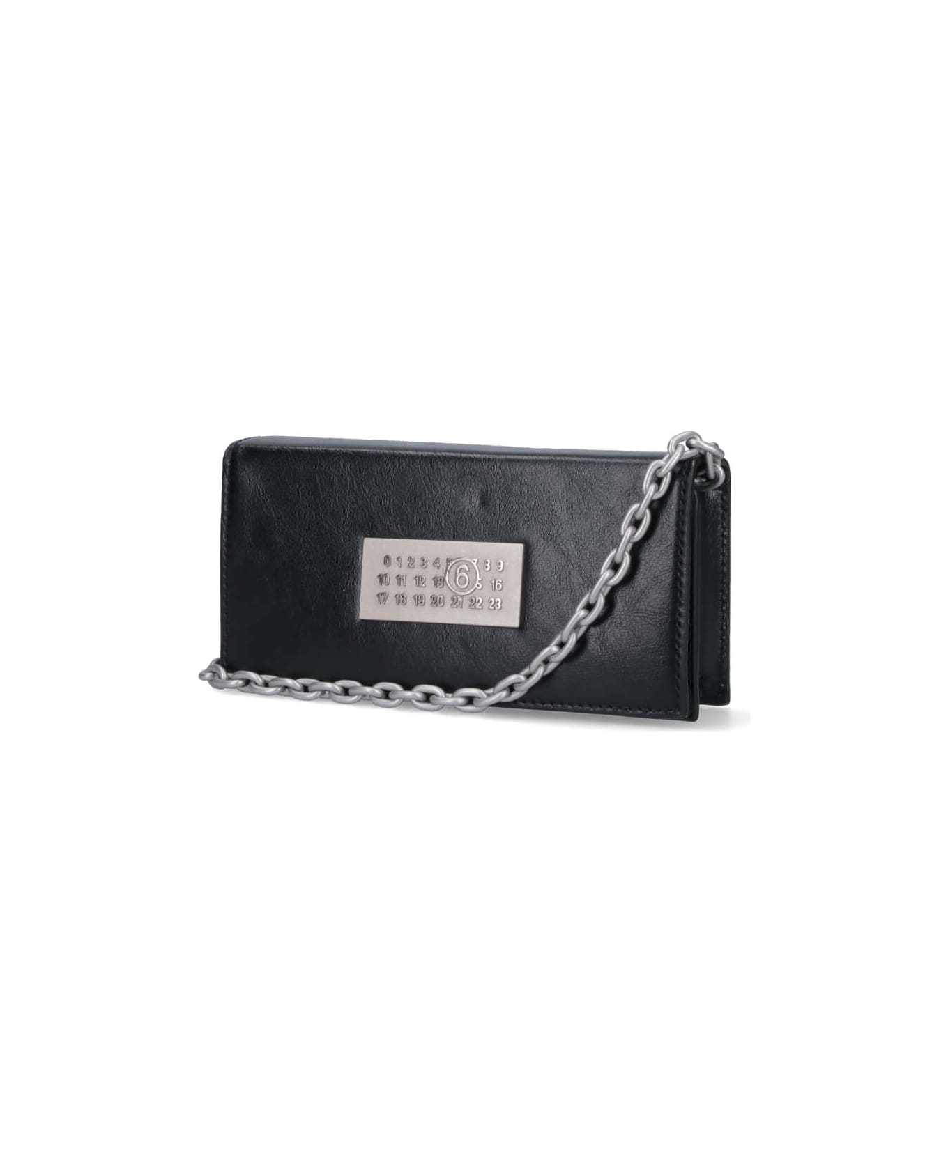 MM6 Maison Margiela 'numeric Chain' Wallet - Black  