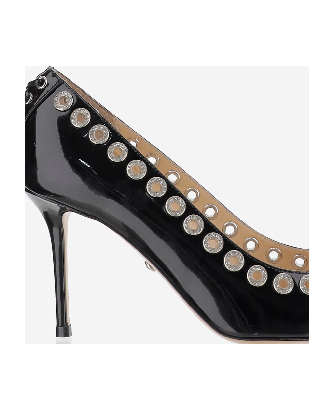 Mach & Mach Corset-style Pumps - Black