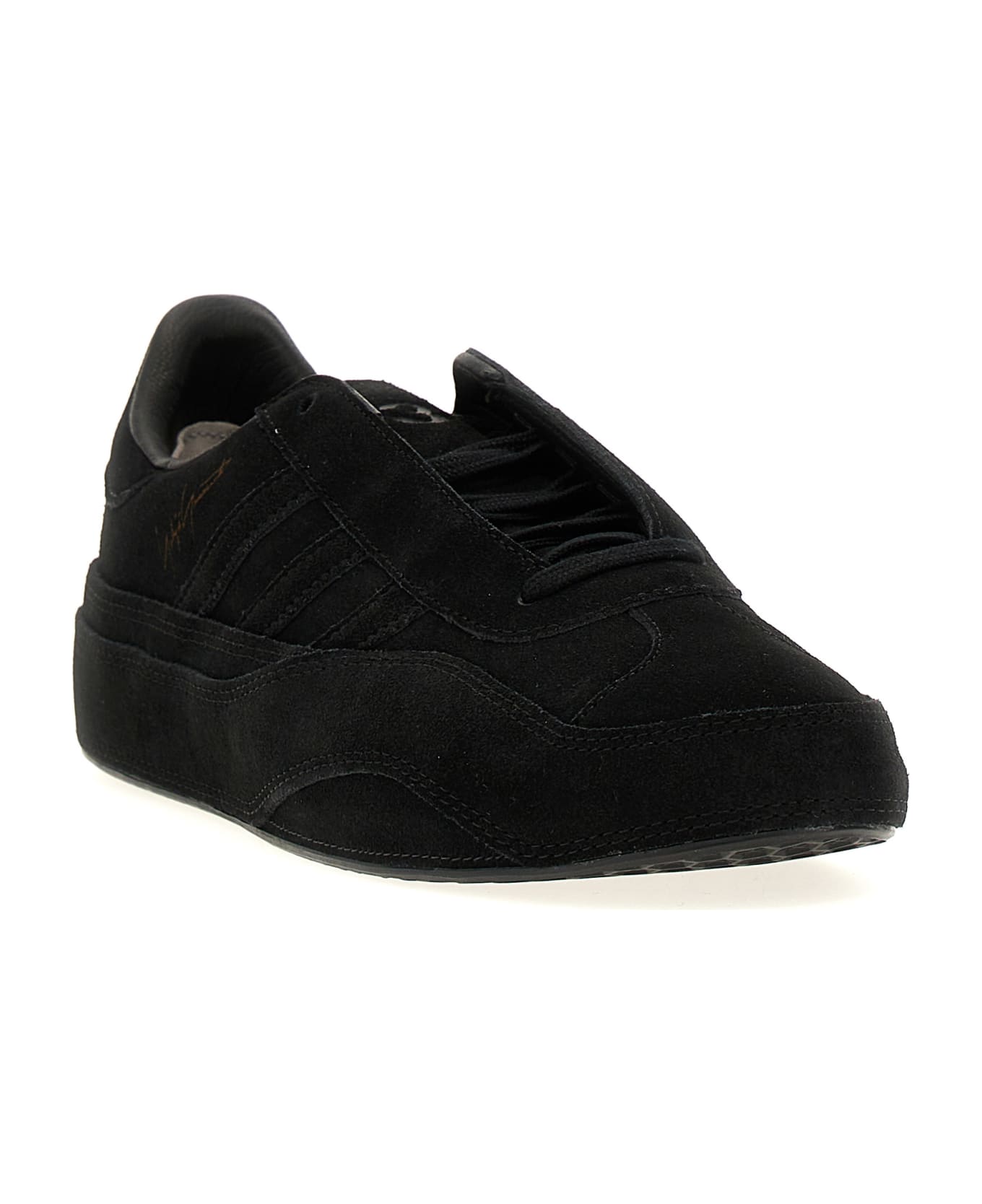 Y-3 'gazelle' Sneakers - Black  