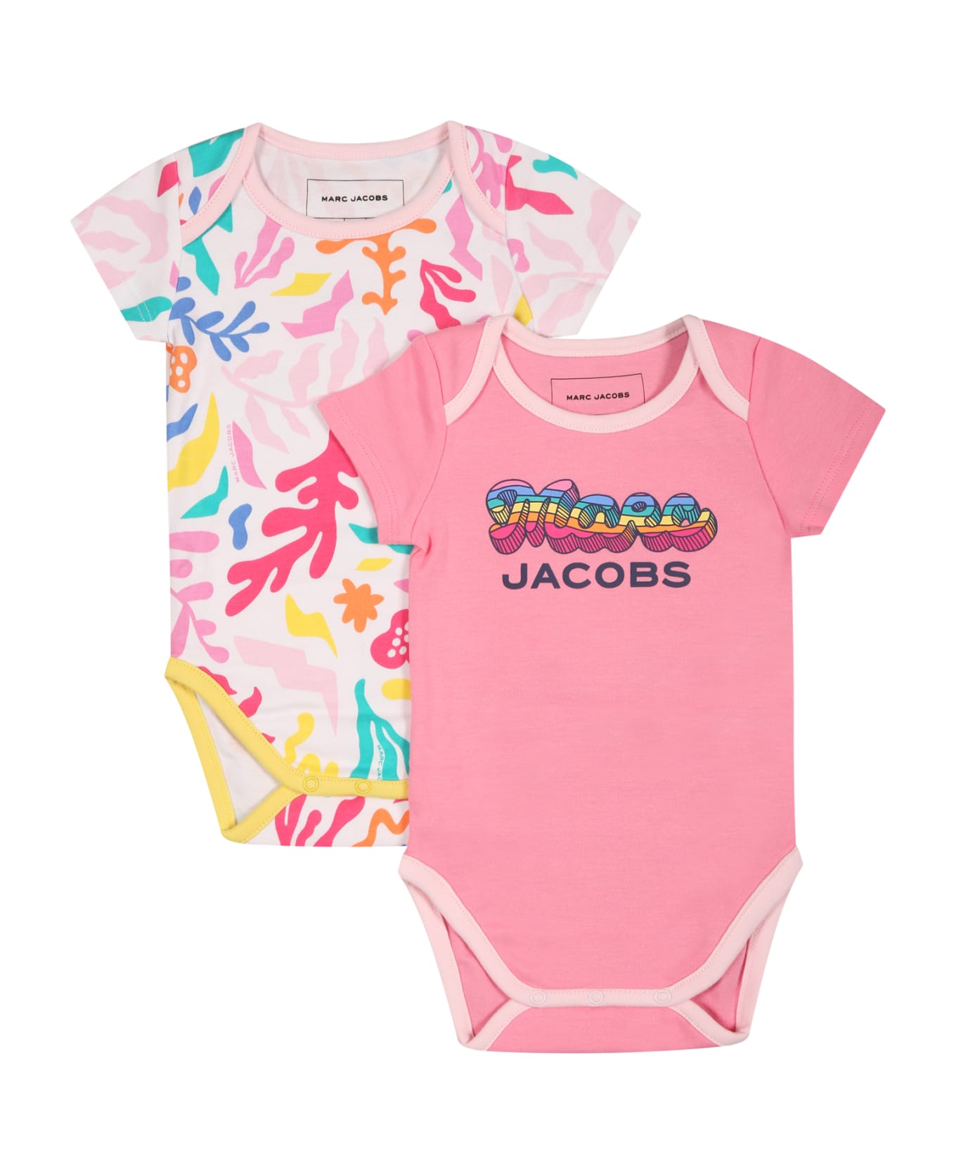 Little water Marc Jacobs Multicolor Set For Baby Girl Avec Print And Logo - Multicolor