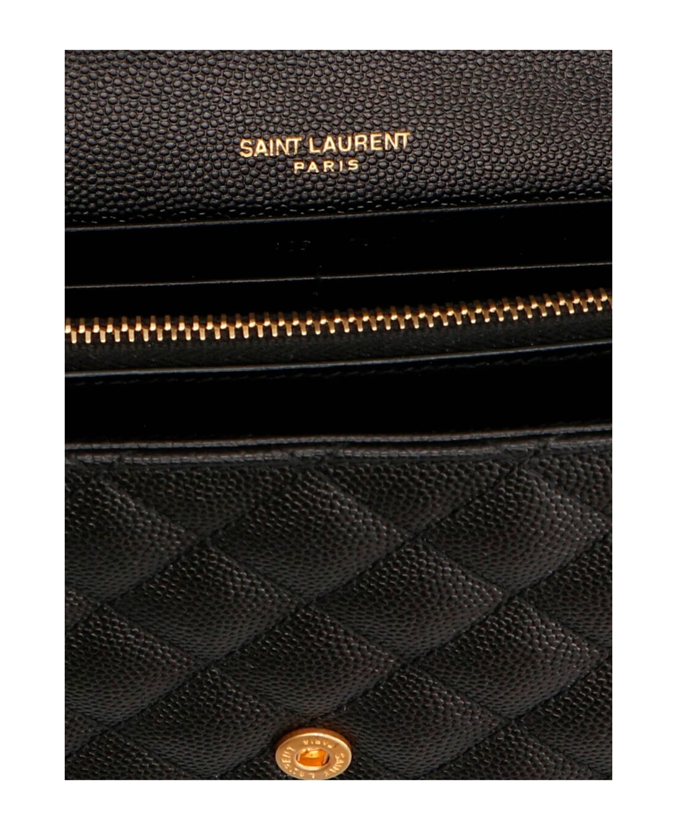 Saint Laurent 
monogram
 Clutch - Black  