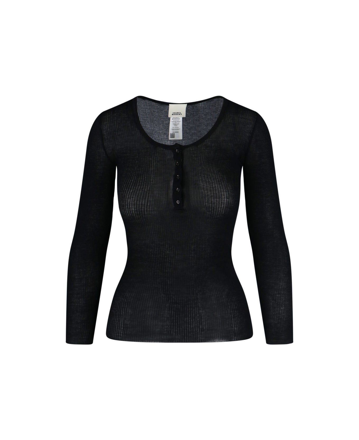 Isabel Marant 
lamyli
 Ribbed Top - Black  